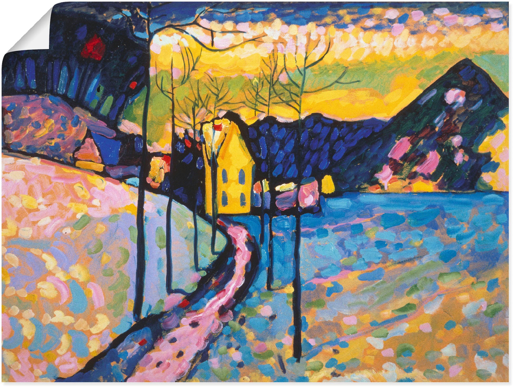 Image of Artland Wandbild »Winterlandschaft I. 1909«, Wiesen & Bäume, (1 St.), in vielen Grössen & Produktarten -Leinwandbild, Poster, Wandaufkleber / Wandtattoo auch für Badezimmer geeignet bei Ackermann Versand Schweiz