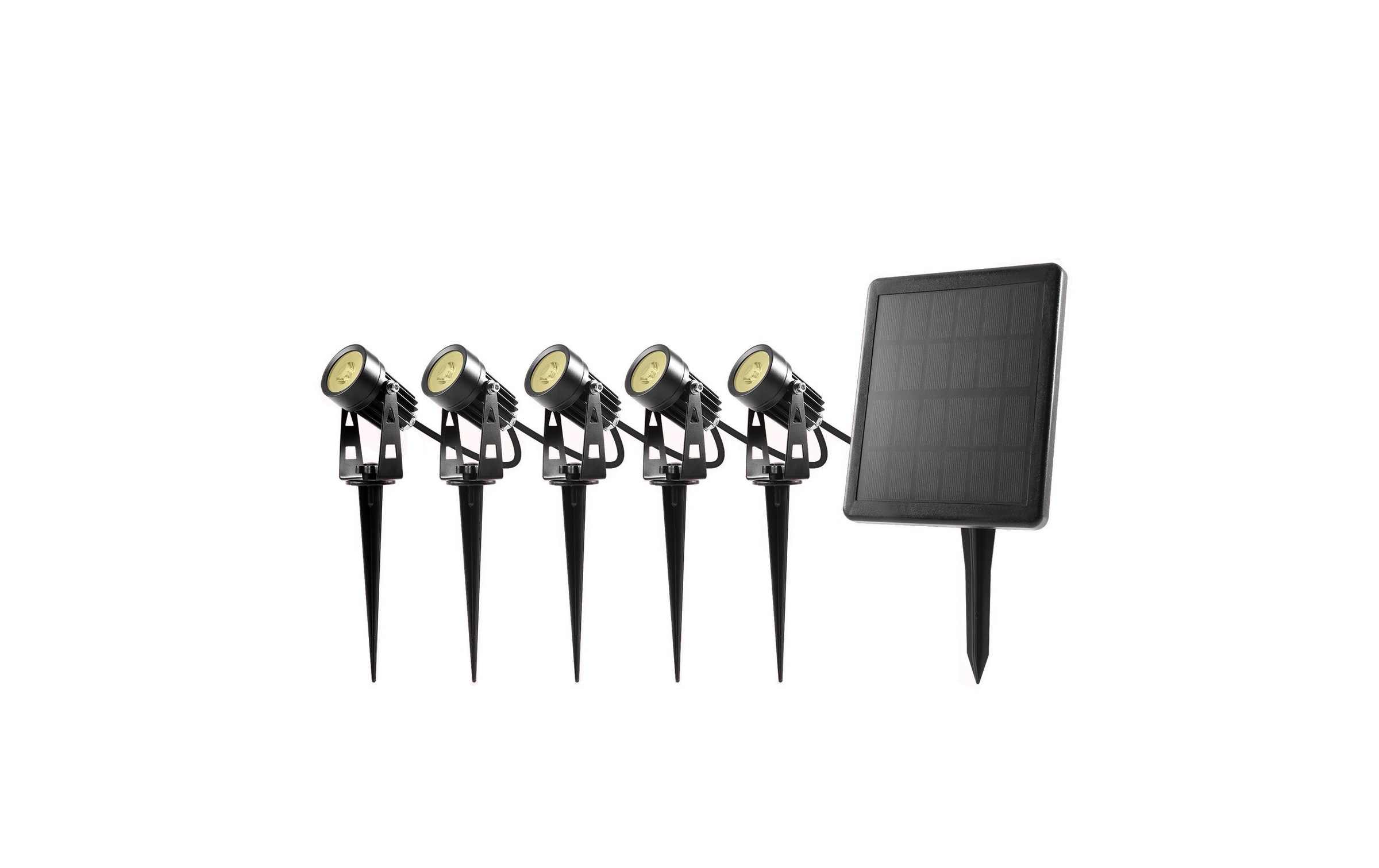 Gartenleuchte »Schönenberger LED Solar Simon, 5W, 3000K, 5 Stück«