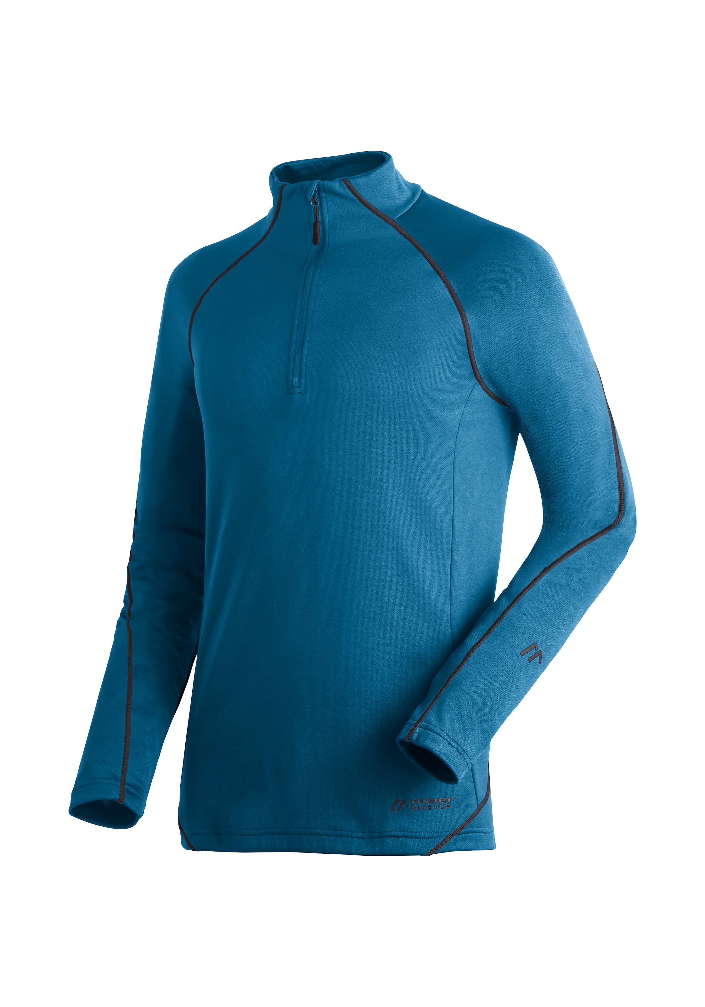 Maier Sports Funktionsshirt »Roger« funktionaler Herren Midlayer für Outdoor Touren und Ausflüge