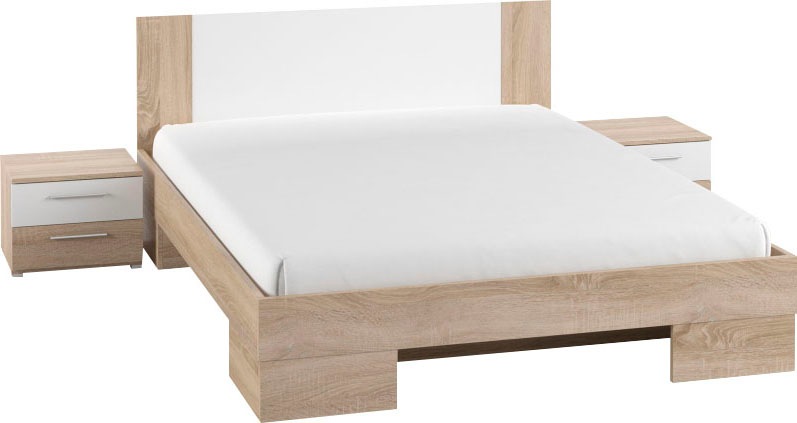 Image of Helvetia Schlafzimmer-Set »Vera«, (3 St.), beinhaltet 1 Bett und 2 Nachttische bei Ackermann Versand Schweiz