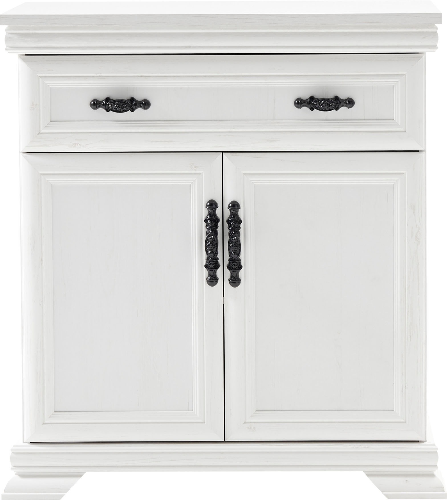 OTTO home Kommode "Royal, Schrank im Landhausstil, Wohnzimmerschrank, Mehrzweckschrank" Metallgriffe, ausreichend Stauraum, vielseitig einsetzbar, 88 cm breit
