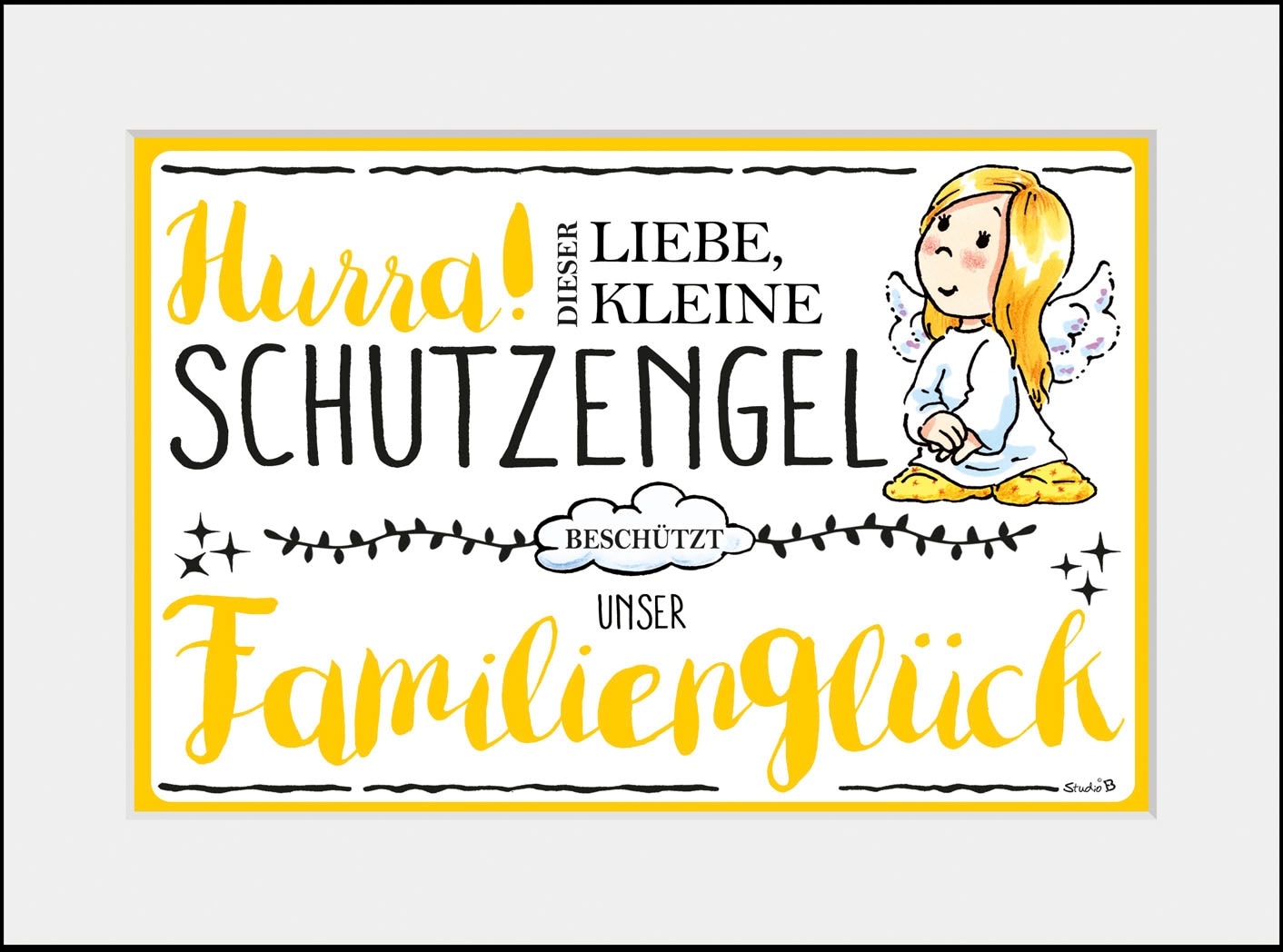 queence Bild »Schutzengel Familienglück«, Engel, (1 St.)