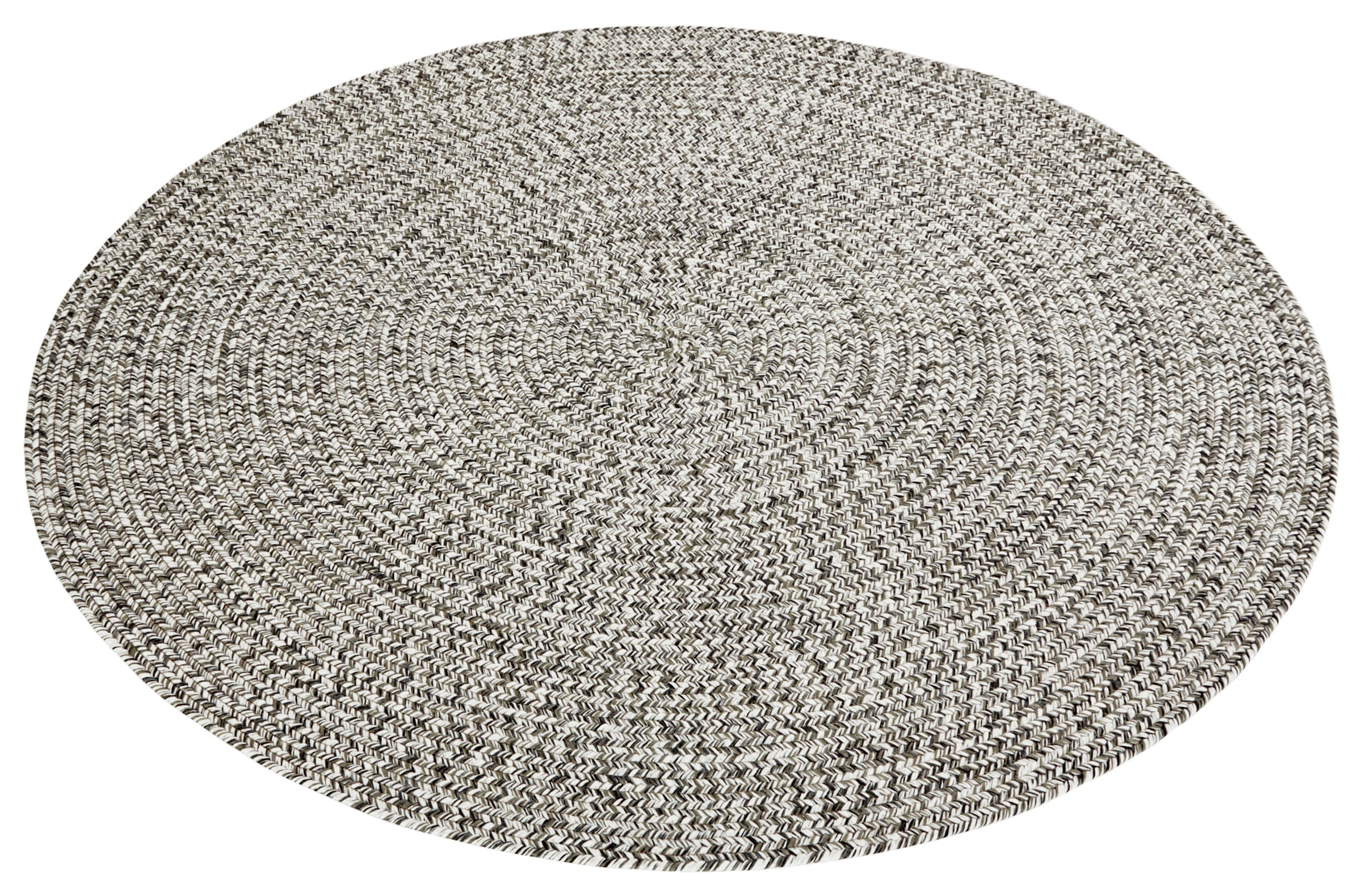 HANSE Home Teppich »Trenzado«, rund, 10 mm Höhe, In- & Outdoor, Handmade-Look, Gewebt, Wetterfest, Balkon, Wohnzimmer