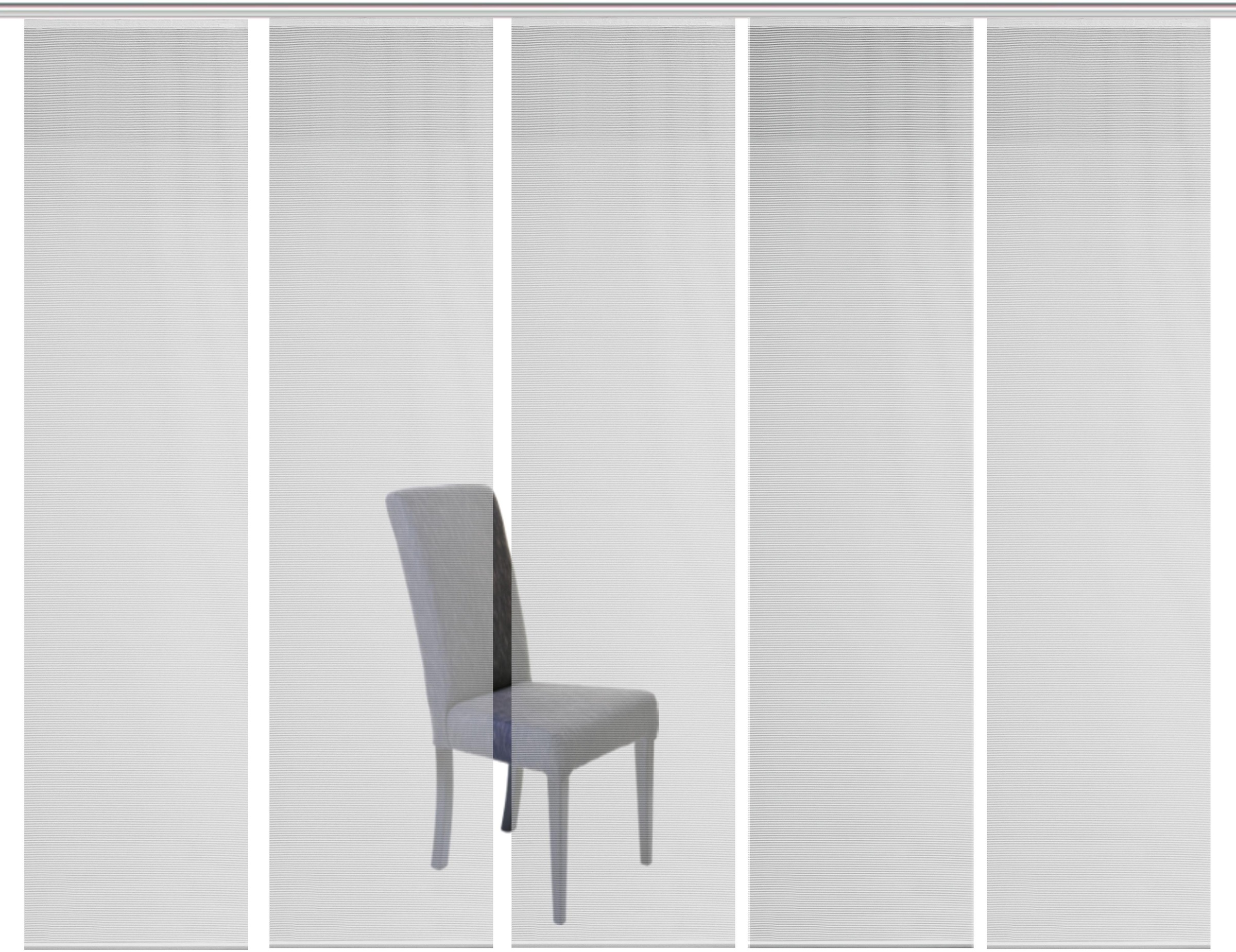 Image of Vision S Schiebegardine »5ER SET ROM«, (5 St.), HxB: 260x60, Schiebevorhang 5er Set Uni bei Ackermann Versand Schweiz