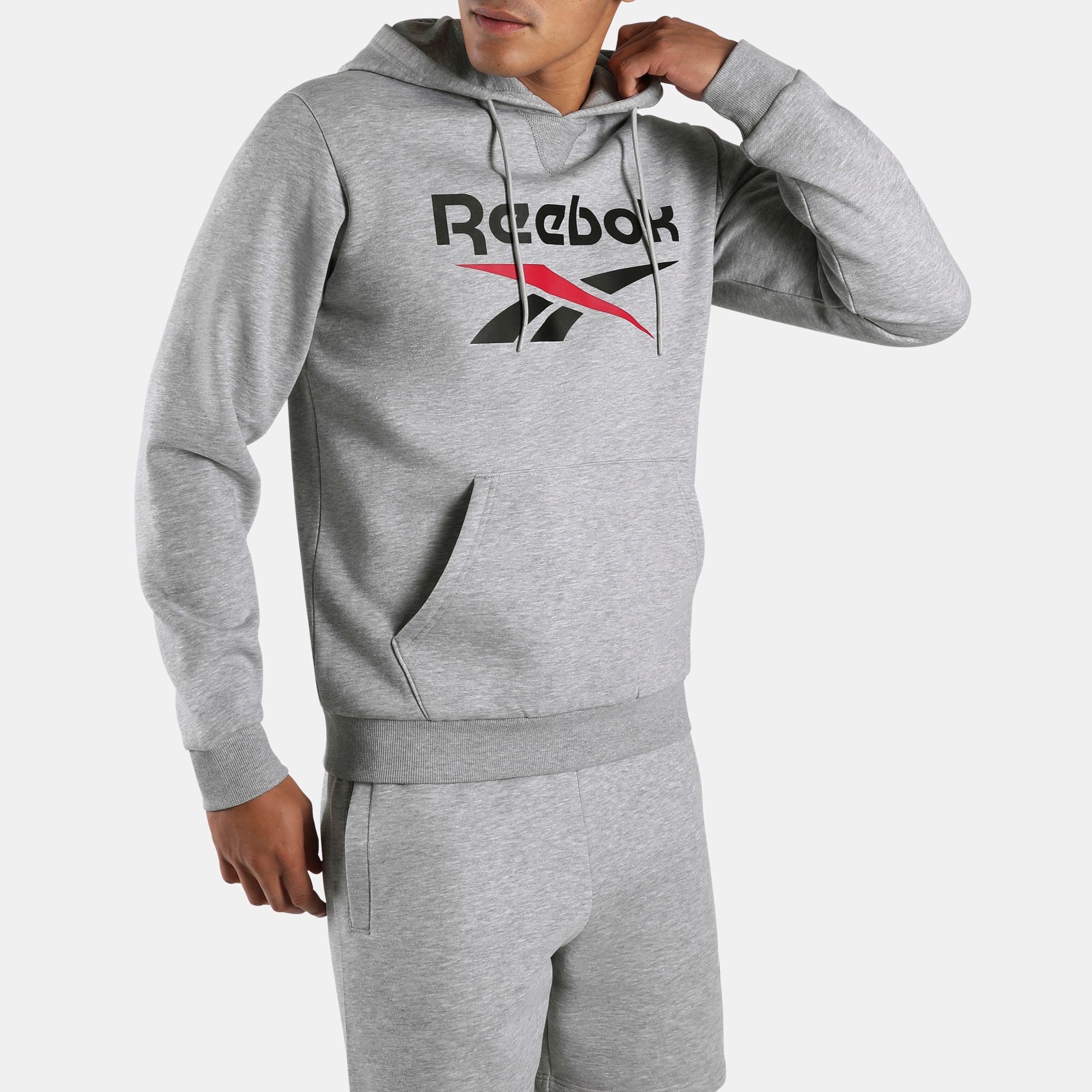 Image of Reebok Kapuzensweatshirt "TRENT 2 COL LOGO HOODY", mit verstellbarer Kapuze, aus Baumwolle und Polyester