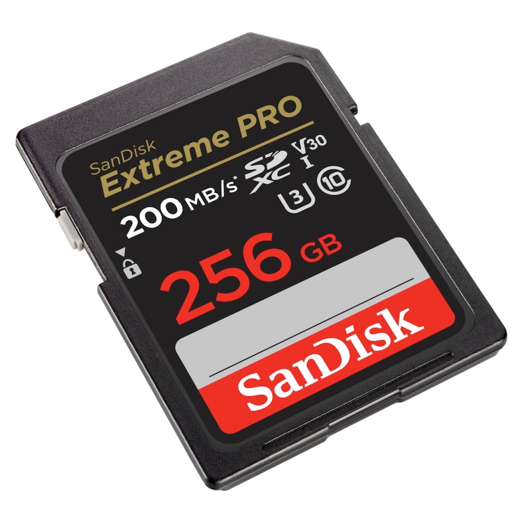 Sandisk Speicherkarte »SDXC Extreme PRO, 2 Jahre RescuePRO Deluxe«, (UHS Class 3 200 MB/s Lesegeschwindigkeit)