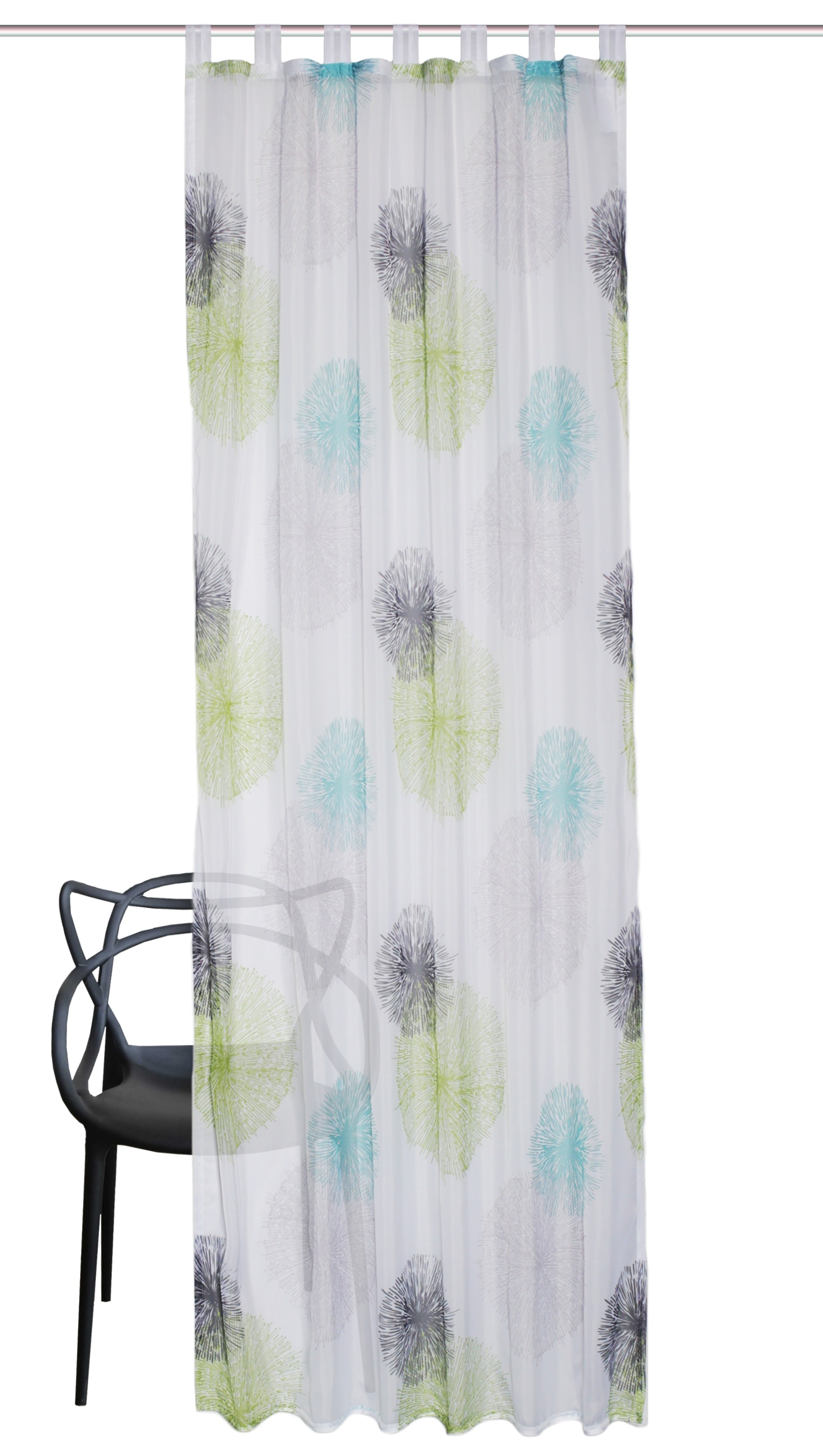Image of HOME WOHNIDEEN Vorhang "ADELE" Schlaufen 1 Stk. tlg. HxB: 245x140