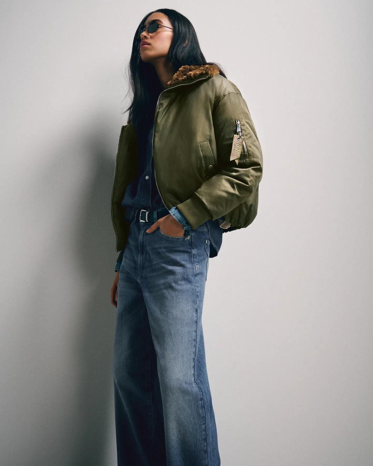JOOP! Jeansbluse »Ude« Regular fit mit Hemdkragen und Rückenfalte