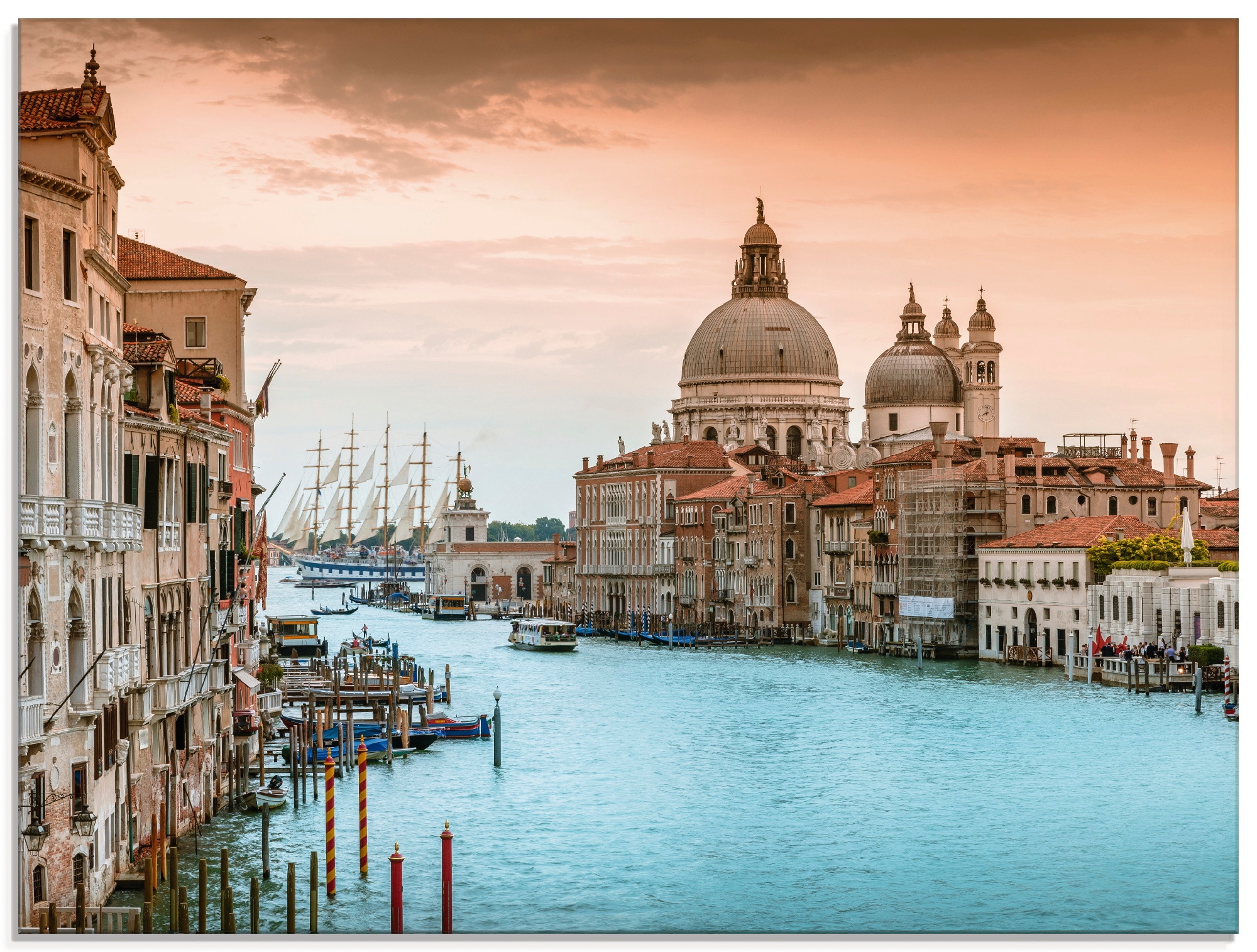 Image of Artland Glasbild "Venedig Canal Grande I" Italien 1 Stk. tlg. in verschiedenen Grössen