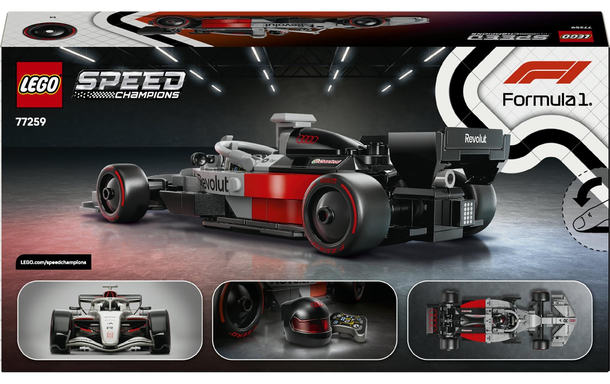 LEGO® Konstruktionsspielsteine »Audi Revolut F1 Team R26 Rennwagen (77259), LEGO Speed Champions«