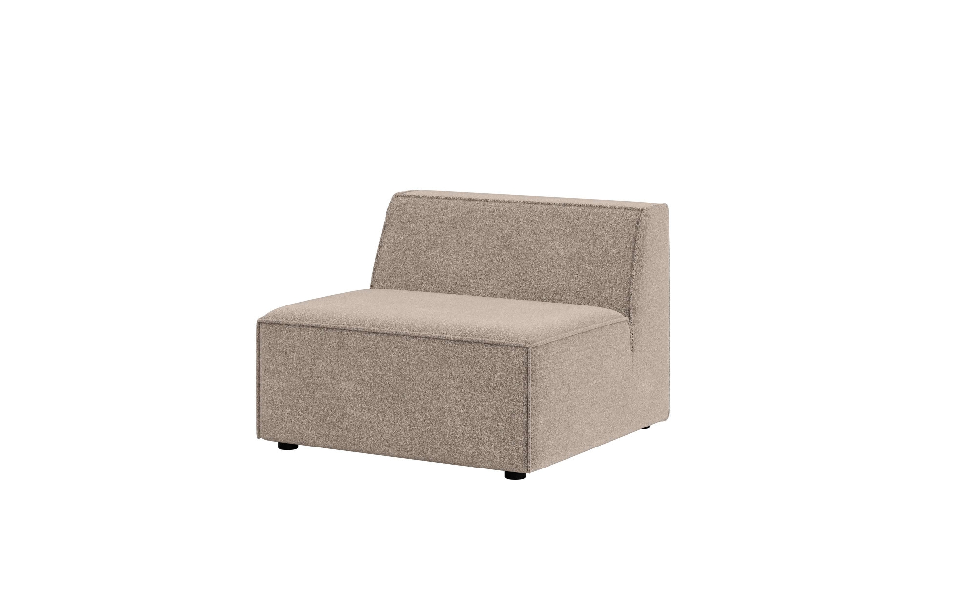 INOSIGN Sessel »Bequemer Sessel Cavan, Masse B/T/H: 90/90/72 cm«, ohne Armlehne, mit Wellenunterfederung, auch in Bouclé