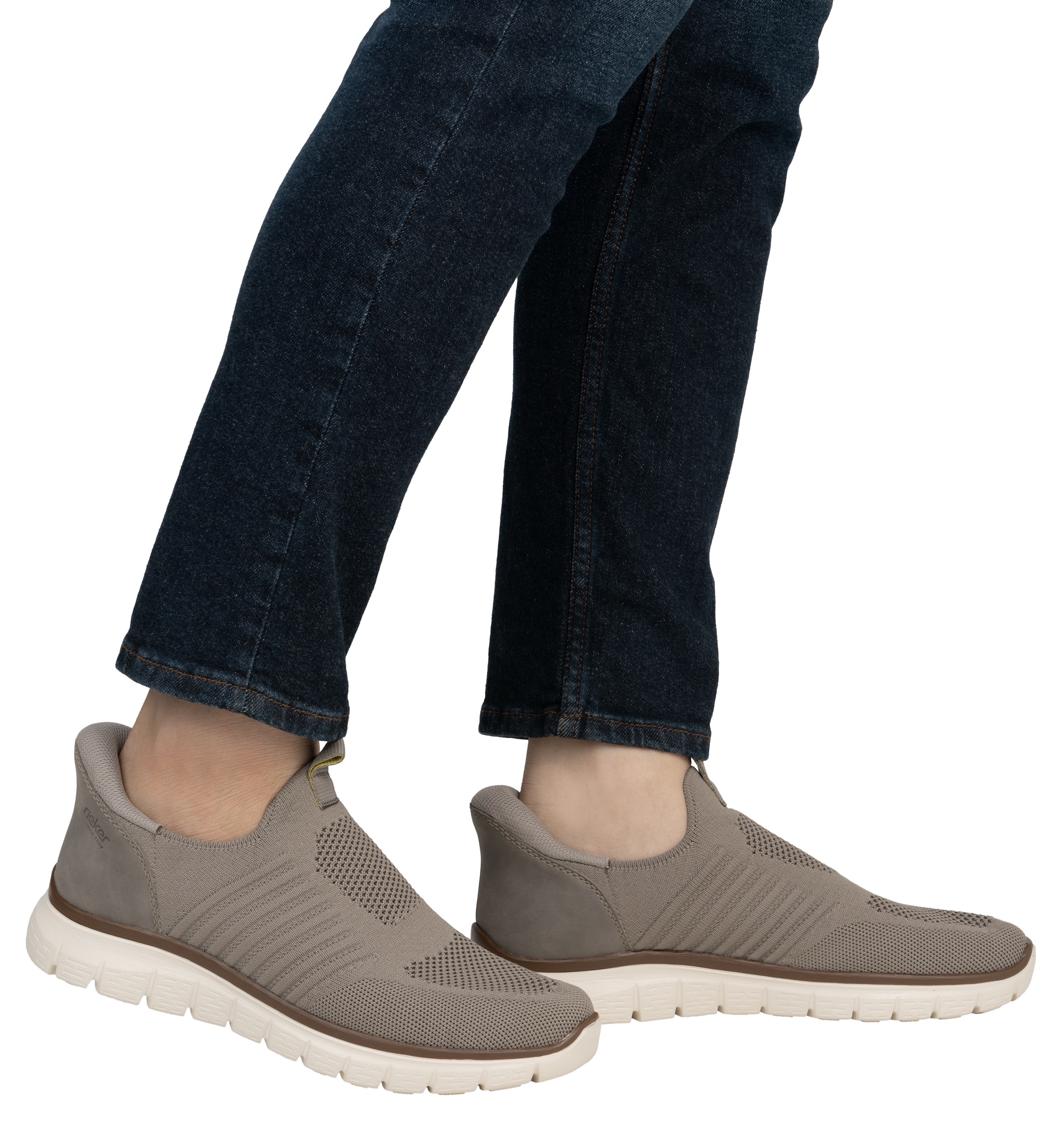 Rieker »Ready2GO«  chaussure à enfiler, mocassin de loisir, chaussure basse avec talon rembourré
