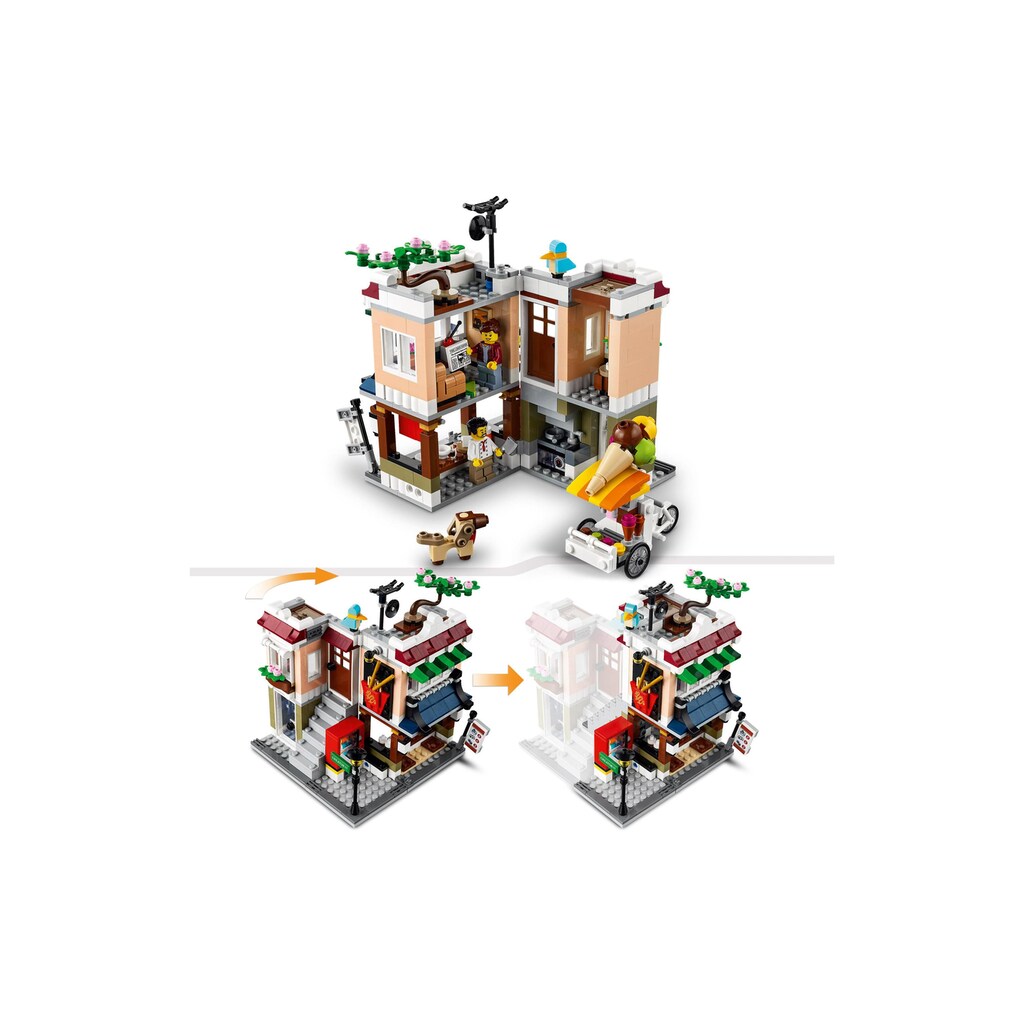 LEGO® Spielbausteine »Nudelladen 31131«, (569 St.)