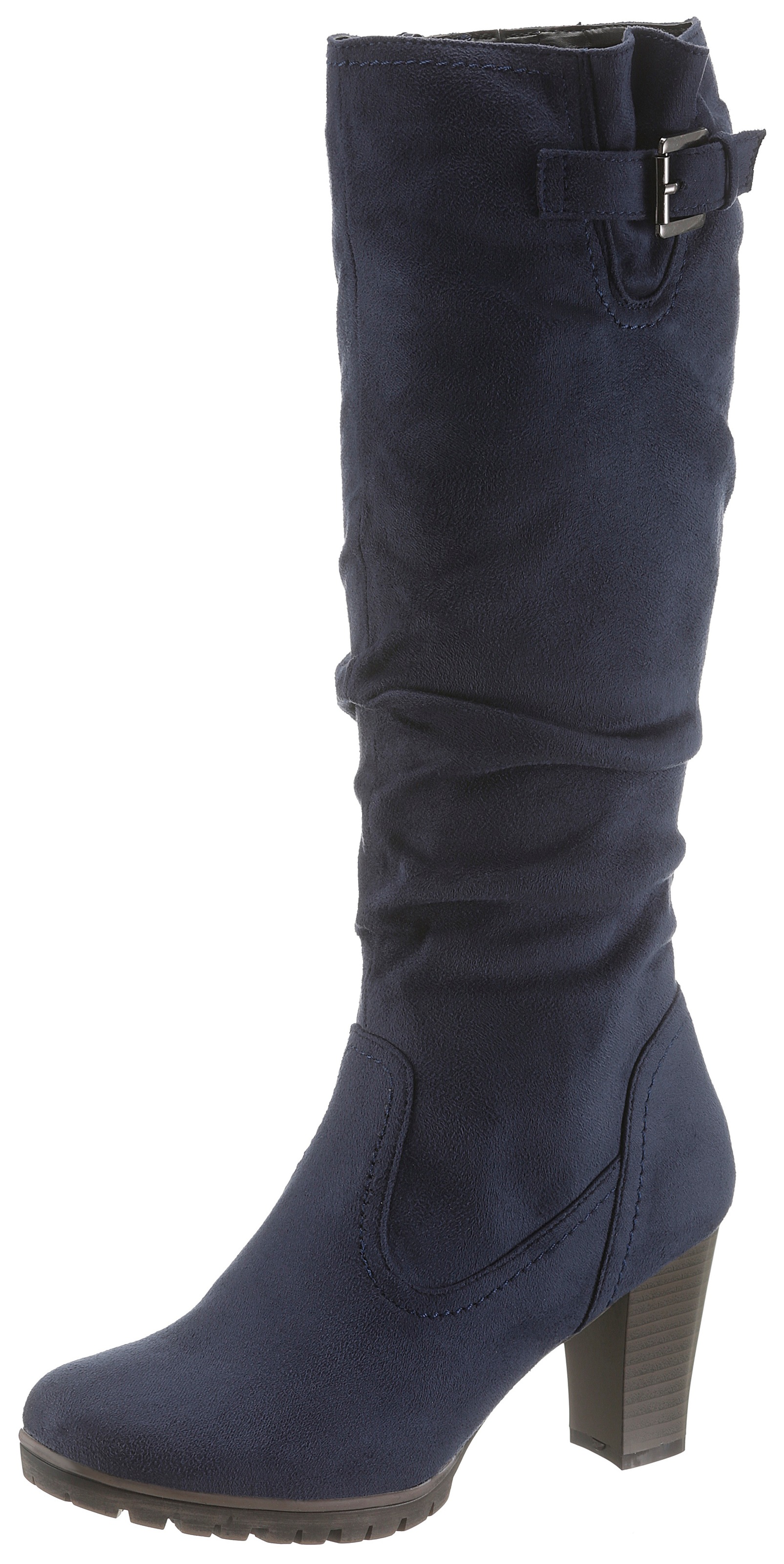 Image of Aniston SHOES Stiefel mit Raffungen am slouchy Schaft