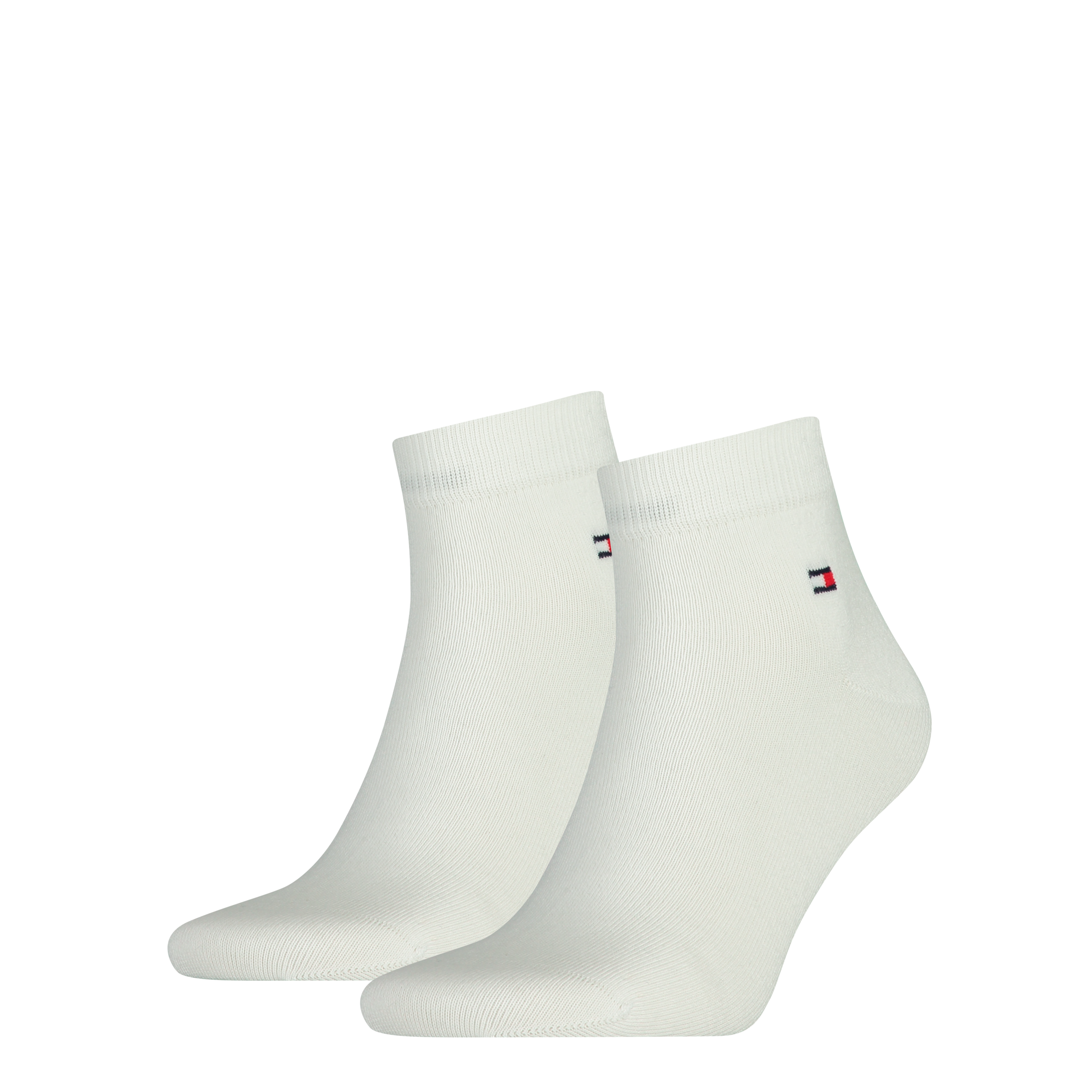 Image of Tommy Hilfiger Kurzsocken "TH MEN QUARTER" 2 Paar, weicher, elastischer Rippenbund, klassisches Tommy Hilfiger Logo