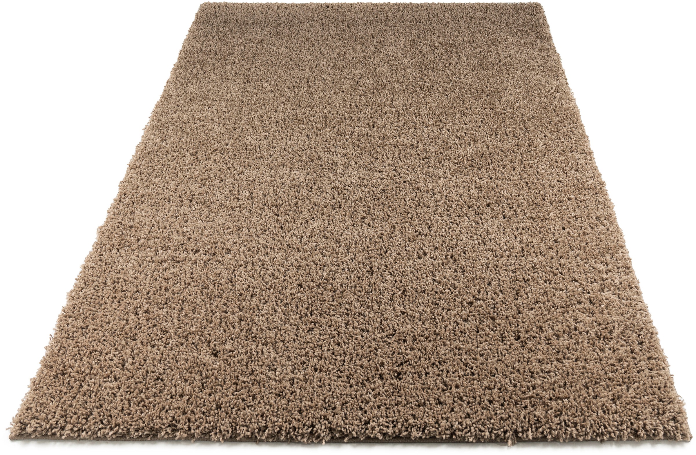 Bruno Banani Hochflor-Teppich "Shaggy Soft" rechteckig 30 mm Höhe gewebt, Uni Farben, besonders weich und kuschelig, Kundenliebling