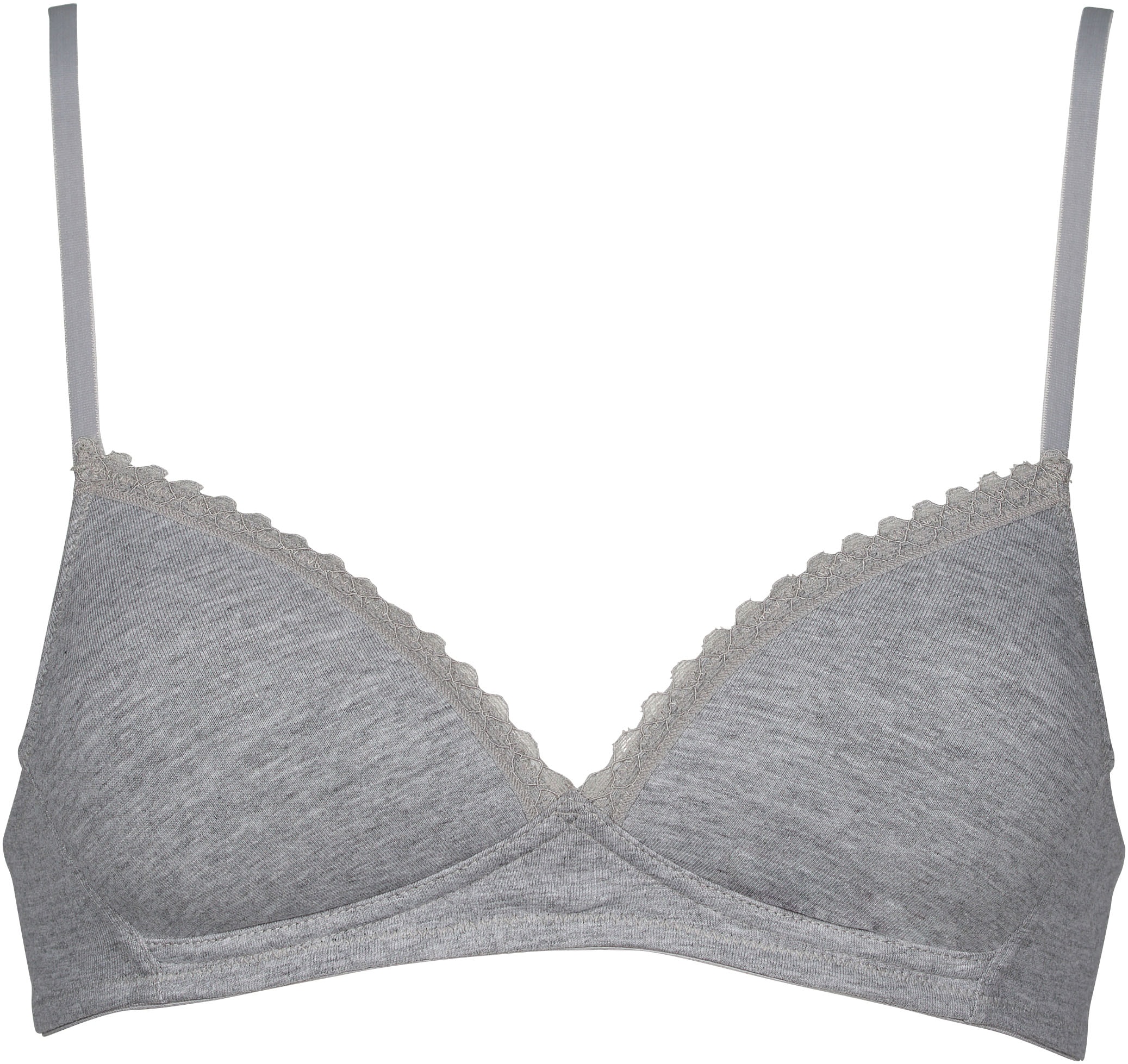 My Basic Soft-BH »padded cotton bra«, mit zarter Spitzenapplikation