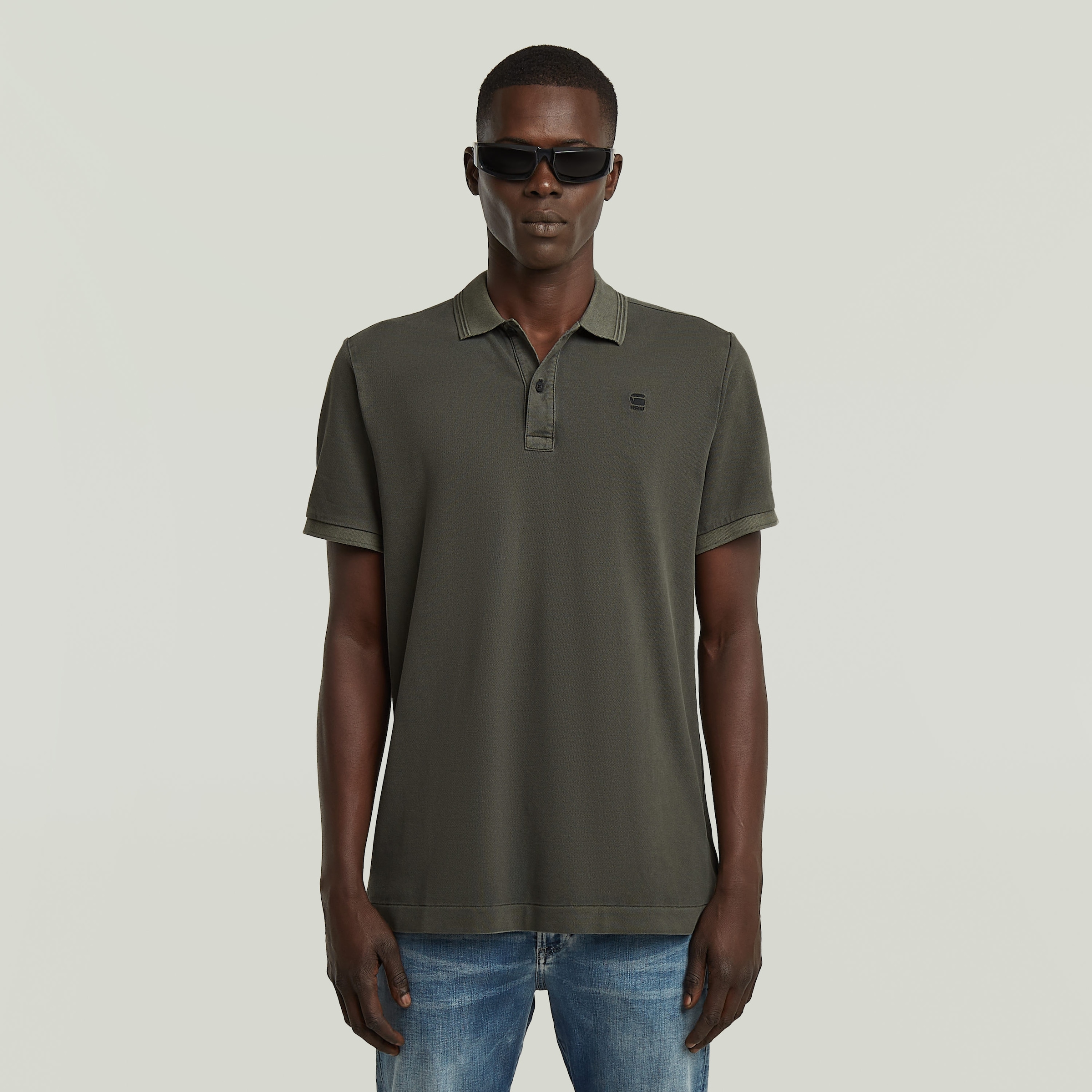 G-STAR Poloshirt »Dunda slim fit«, Logoprägung auf der Brust