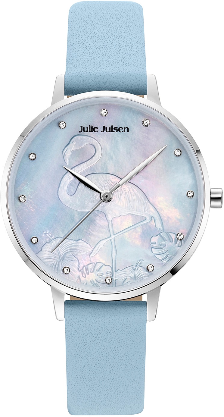 Image of Julie Julsen Quarzuhr »Flamingo Blue, JJW1006SL-01« bei Ackermann Versand Schweiz