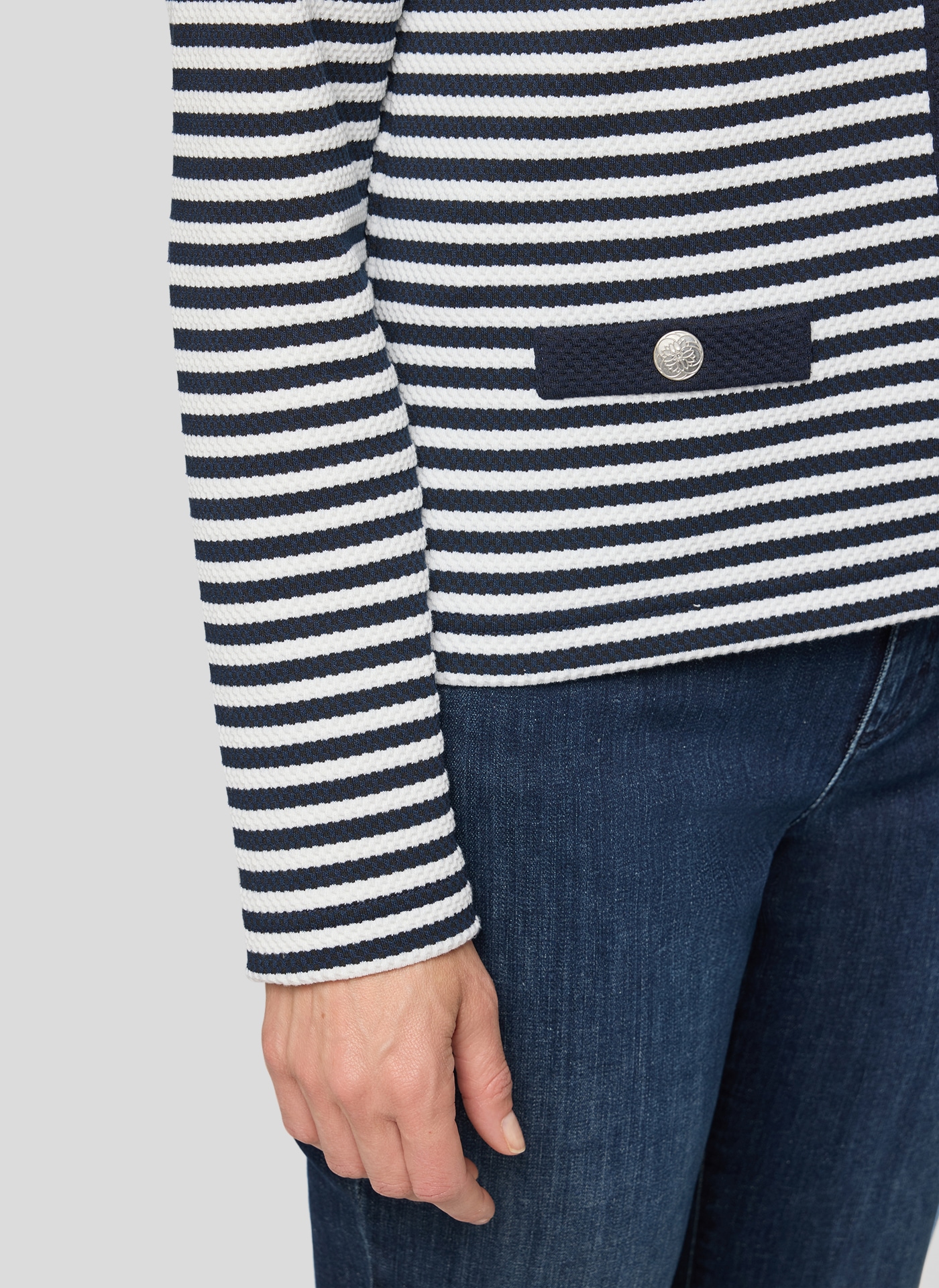 Rabe Blouson mit Streifen Muster