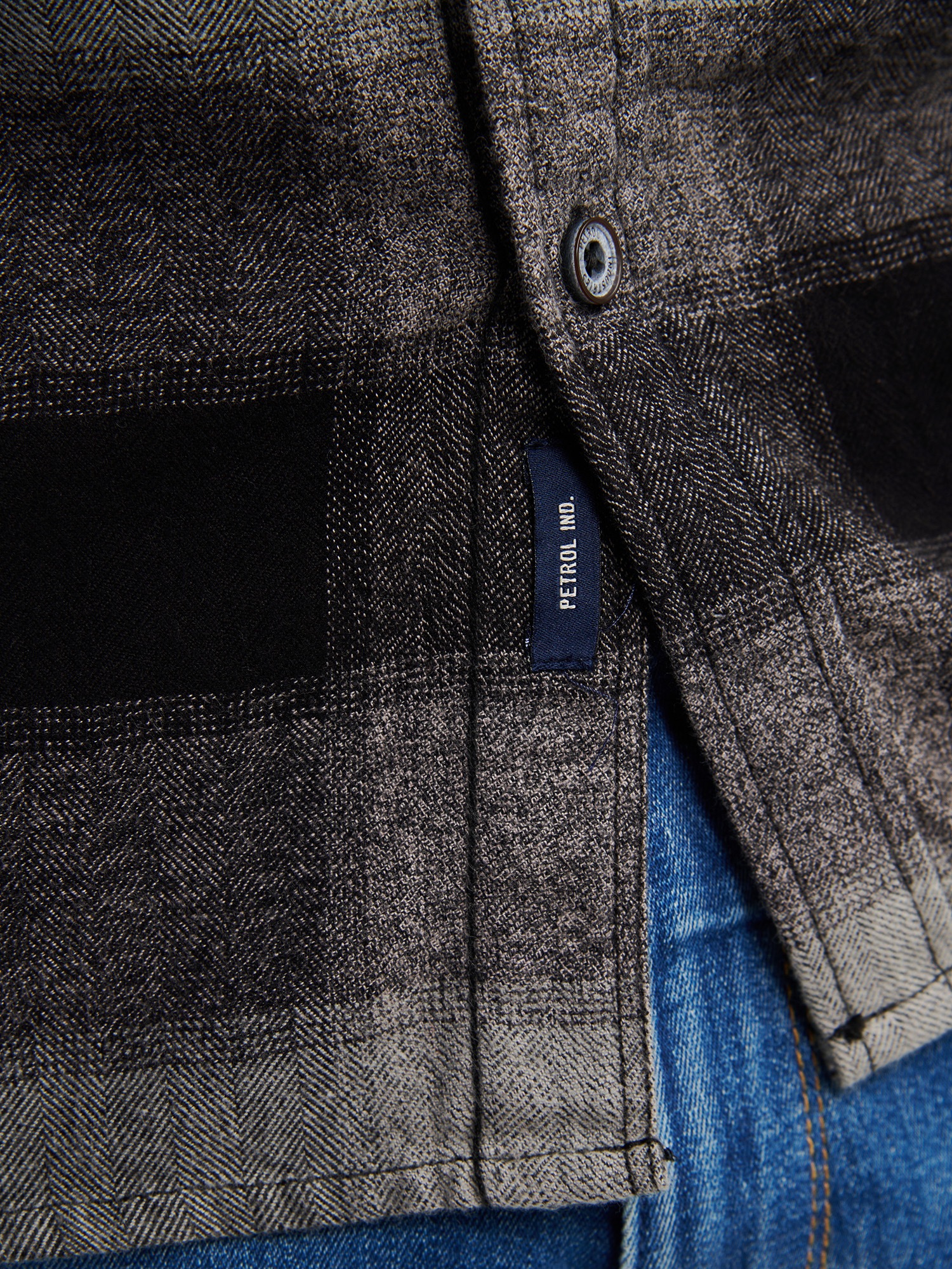 Petrol Industries Chemise à manches longues mit Brust Taschen