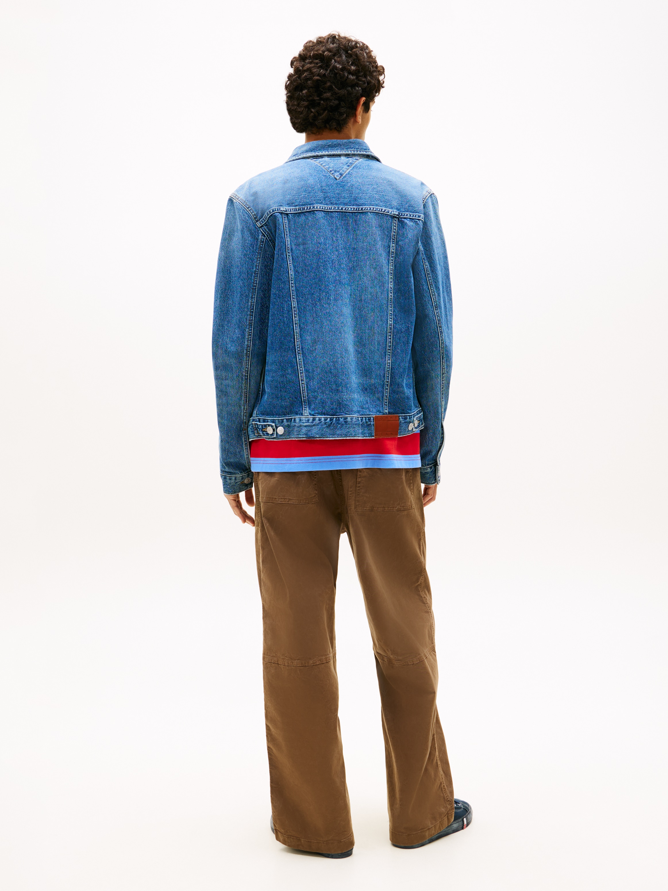 Tommy Jeans Jeansjacke »RYAN REGULAR JACKET« ohne Kapuze Regular fit mit Taschen