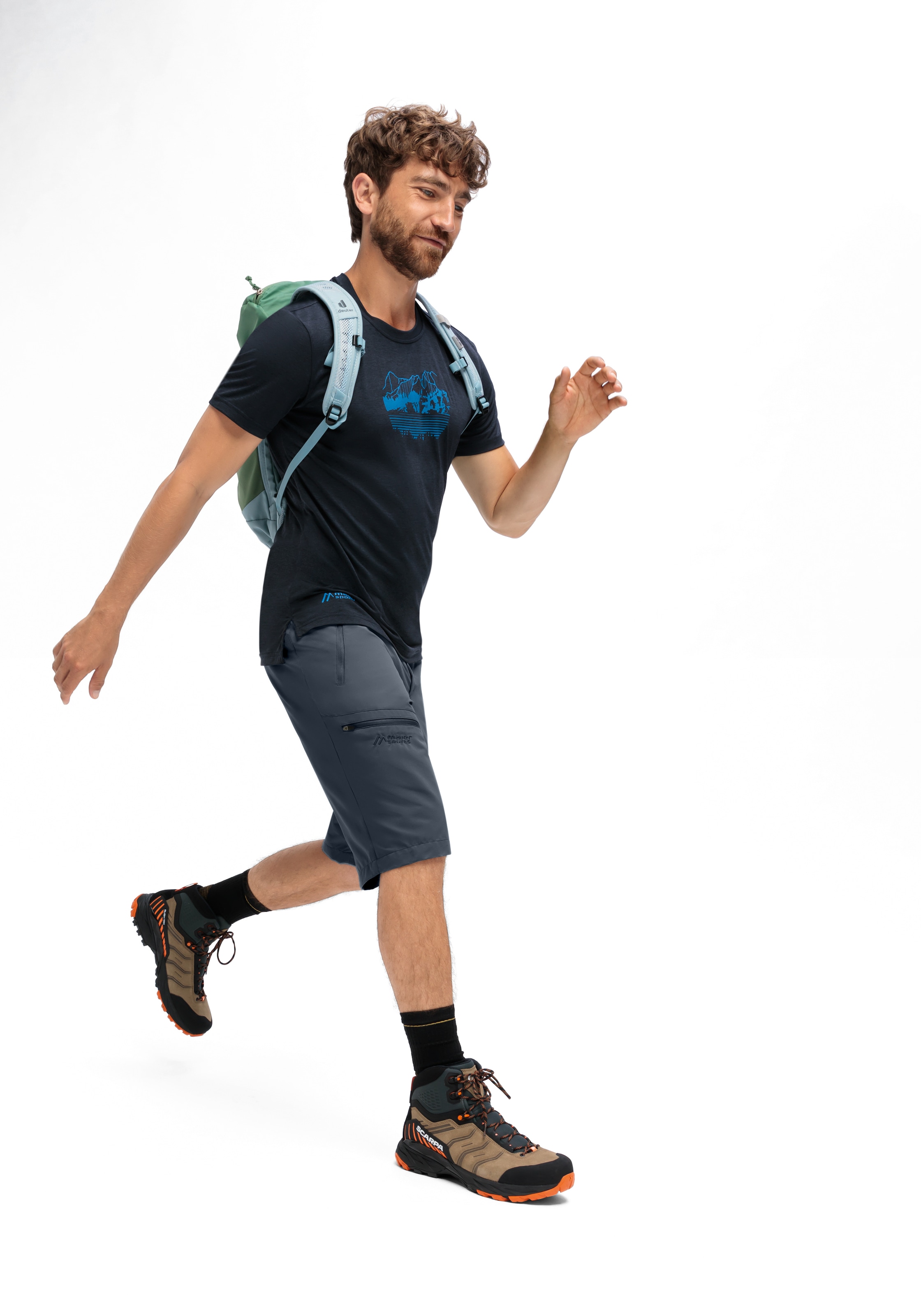 Maier Sports Outdoorhose »Nil Short Loop«  Herren Shorts, kurze Wanderhose, Outdoorhose 4 Taschen, Regular Fit