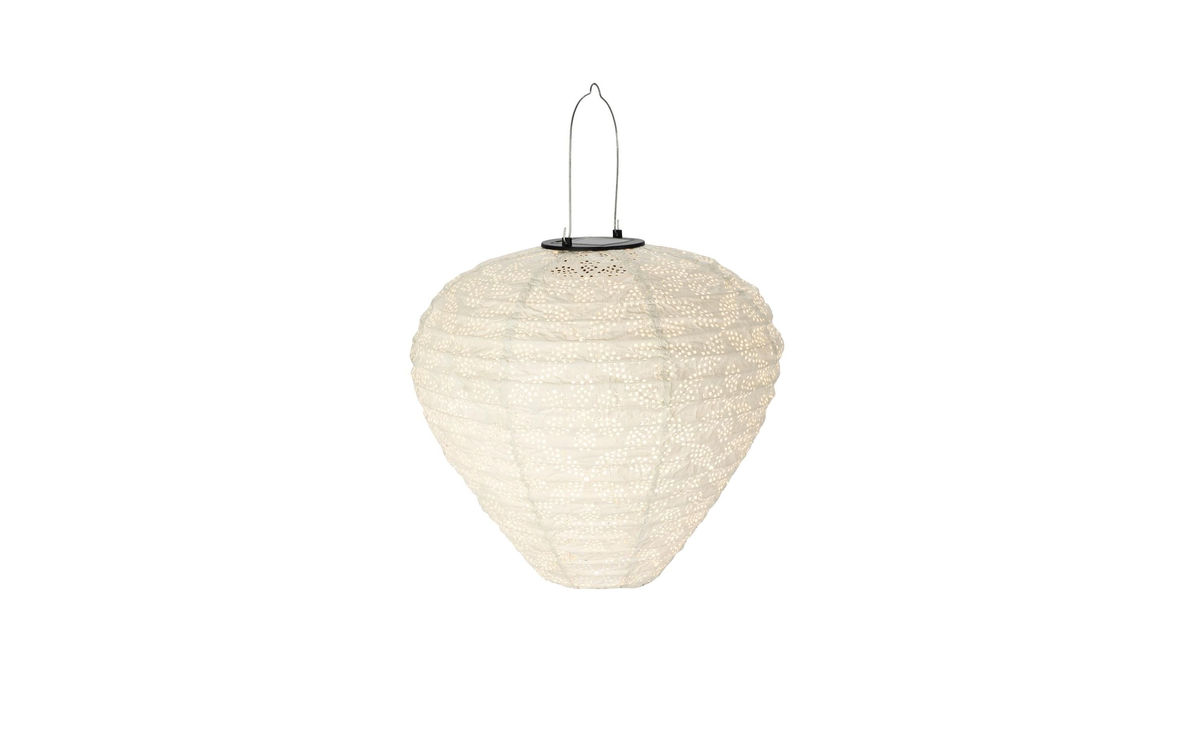 Image of STT LED Gartenleuchte "Solar Lanterne drop weiss" Warmweiss