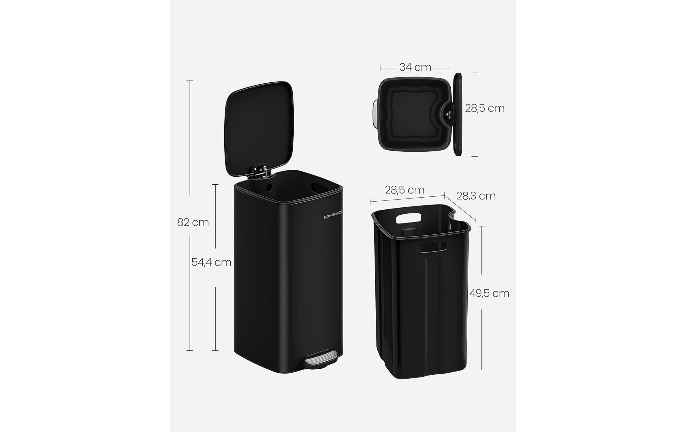 SONGMICS Mülleimer »20 l« 1 Behälter