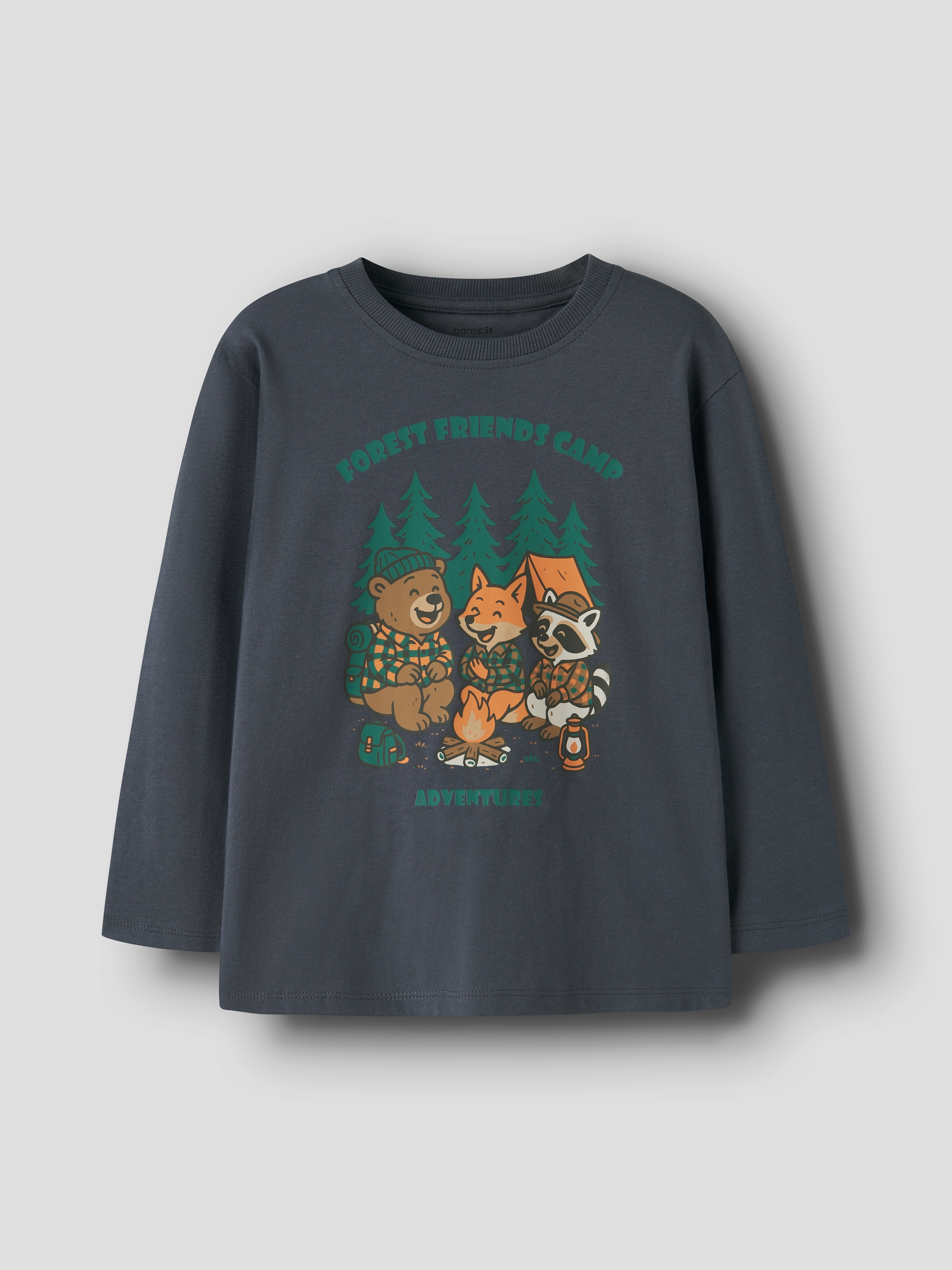 Name It T-shirt à manches longues »NMMVOLIX 2P LS NREG TOP« Paquet, 2 coton, coupe régulière