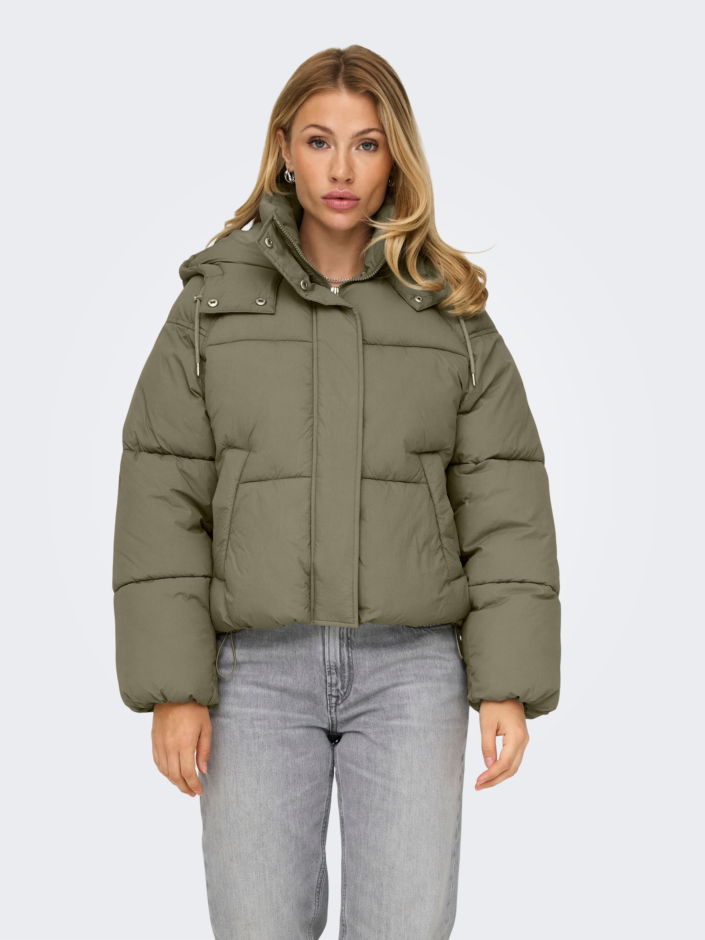 Image of ONLY Steppjacke "ONLHOPE SHORT PUFFER JACKET CC OTW" mit Kapuze