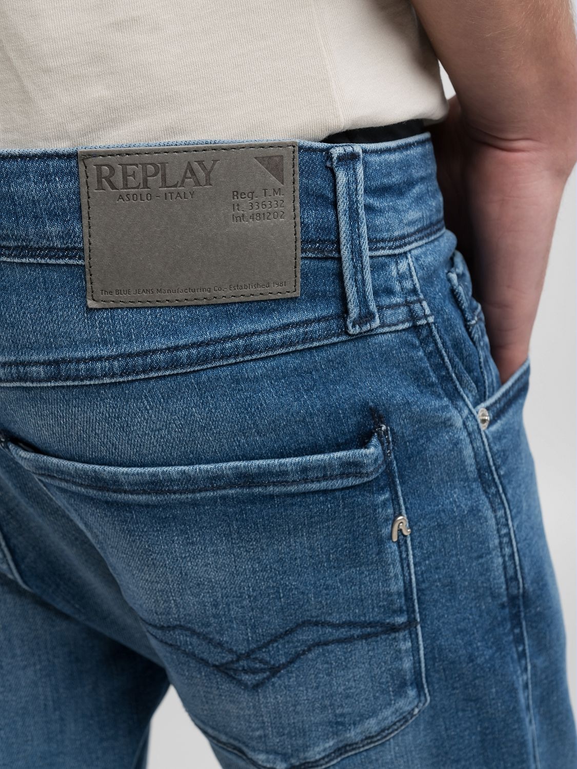 Replay Jeans slim »Anbass Superstretch« elastisch