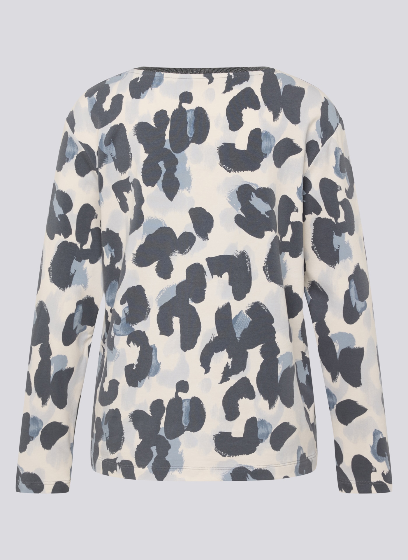 Rabe T-shirt à manches longues , mit Allover-Print
