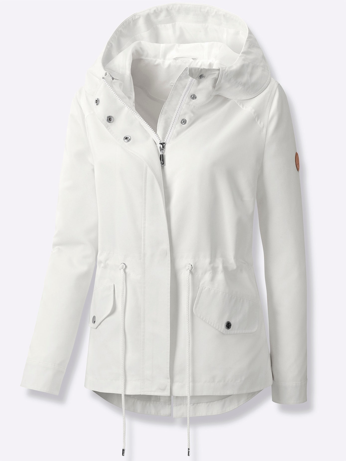 Casual Looks Langjacke mit Kapuze