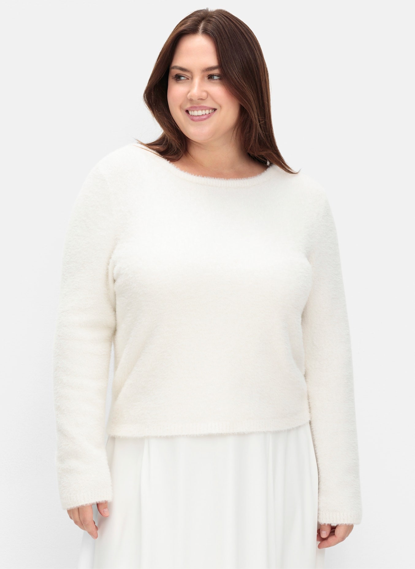 Sheego Rundhalspullover »Pullover«