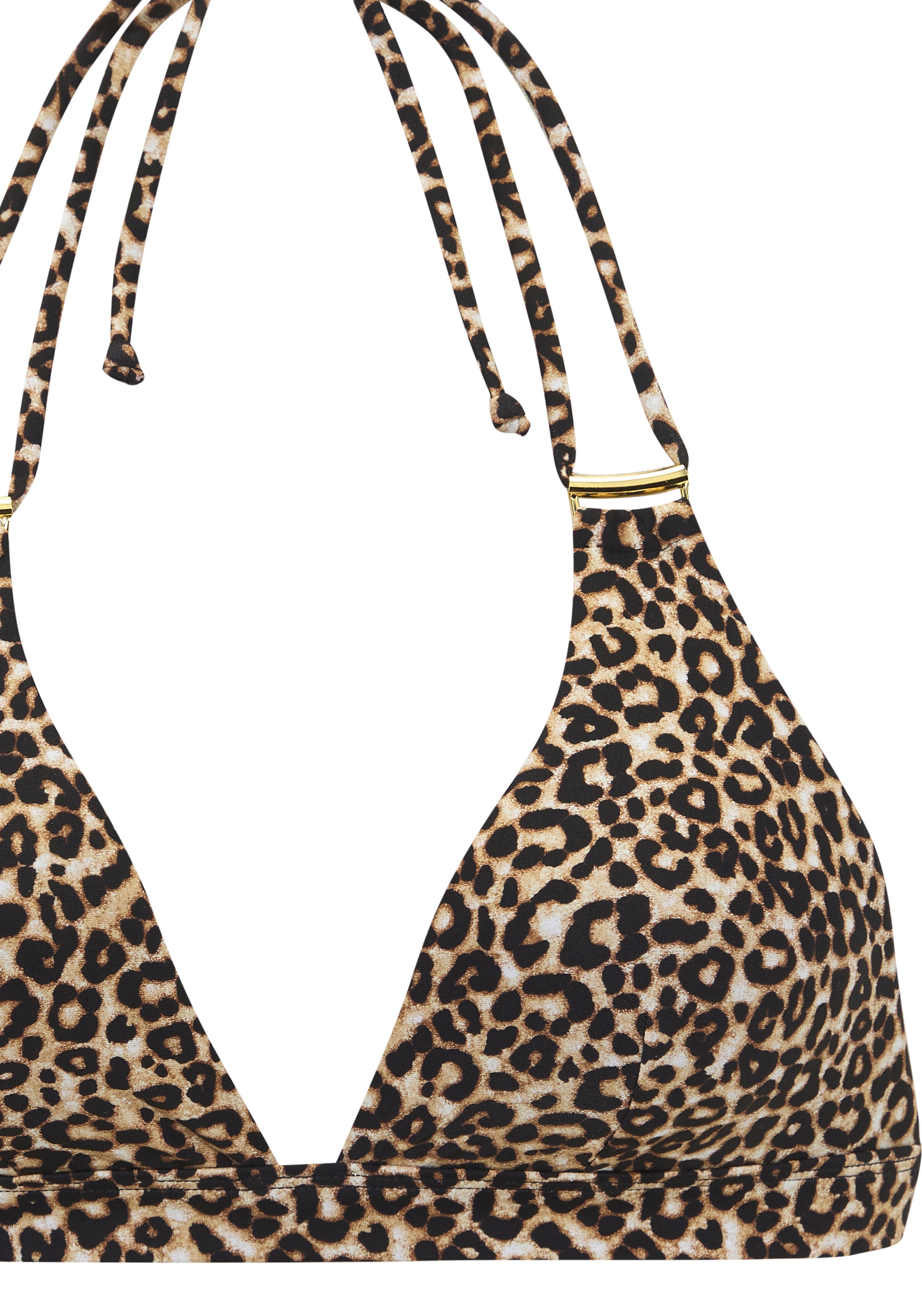 LASCANA Bikini triangle mit goldfarbigen Details