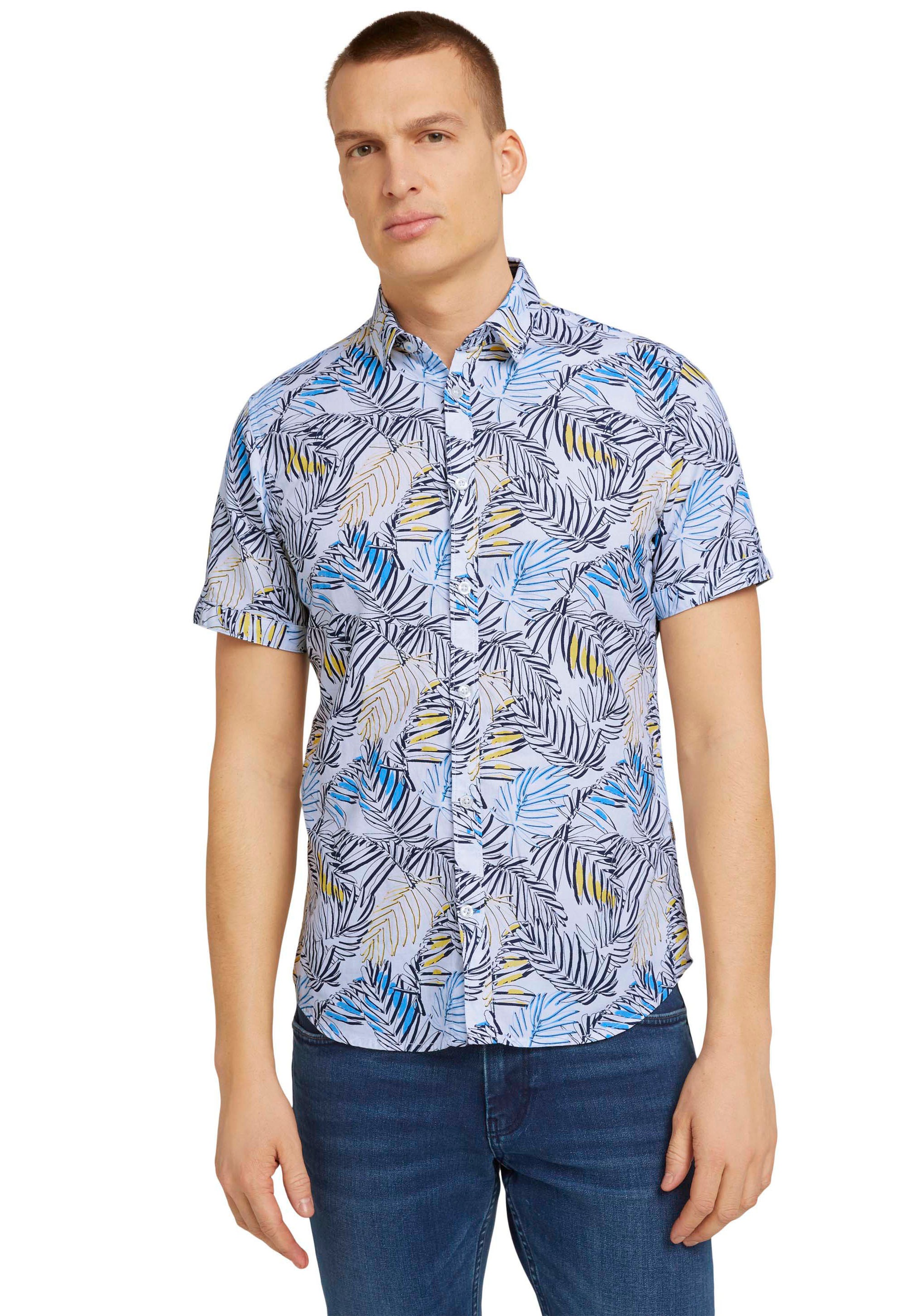 Image of TOM TAILOR Kurzarmhemd, mit Allover-Print bei Ackermann Versand Schweiz