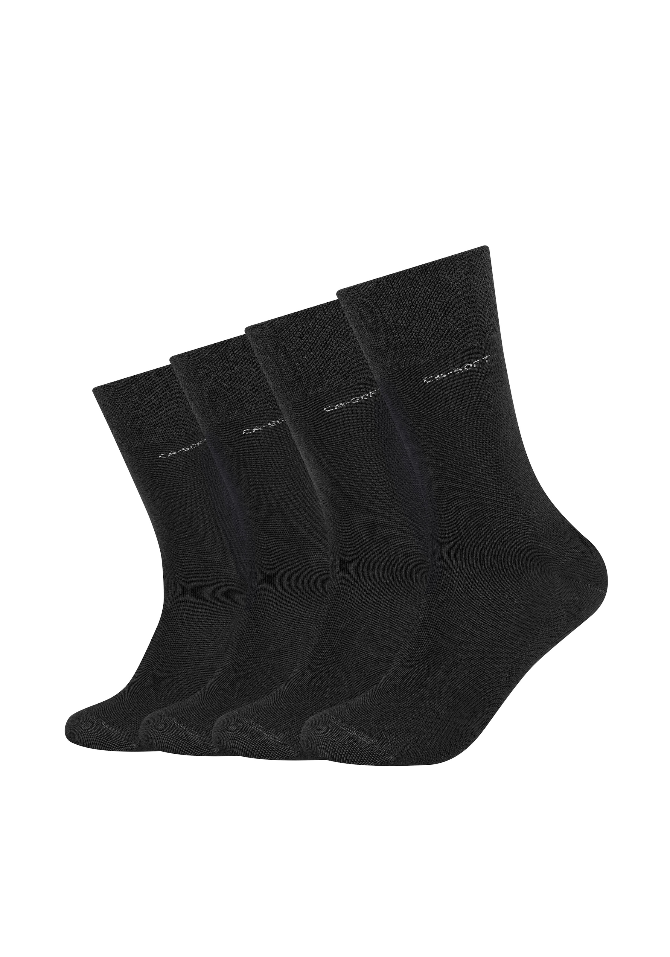 Camano Chaussettes »ca-soft« 4 Paar,  mit verstärktem Fersen- und Zehenbereich