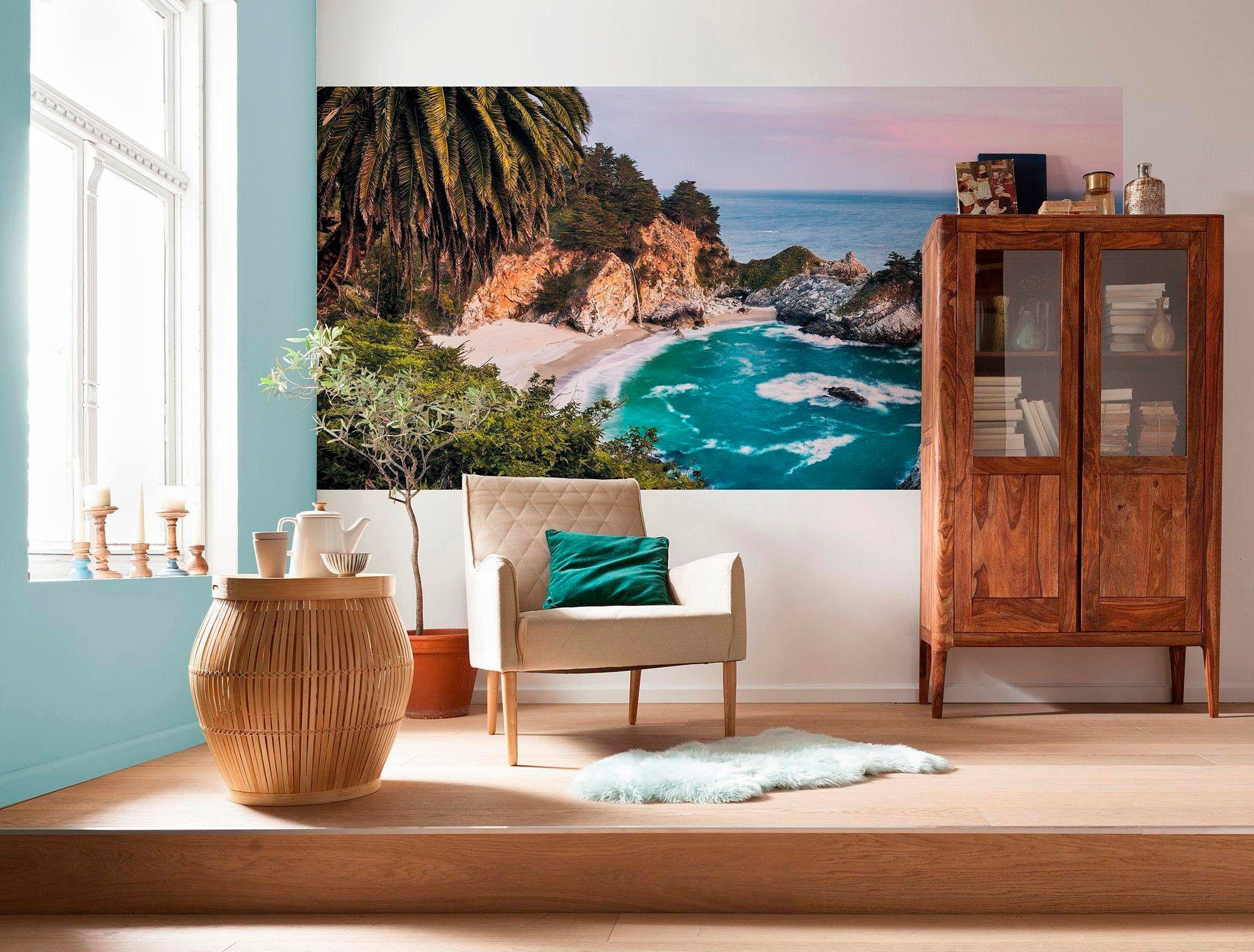 Komar Vliestapete »Digitaldruck Vlies -  Paradise Falls - Grösse 200 x 100 cm« bedruckt glatt Wohnzimmer, Schlafzimmer