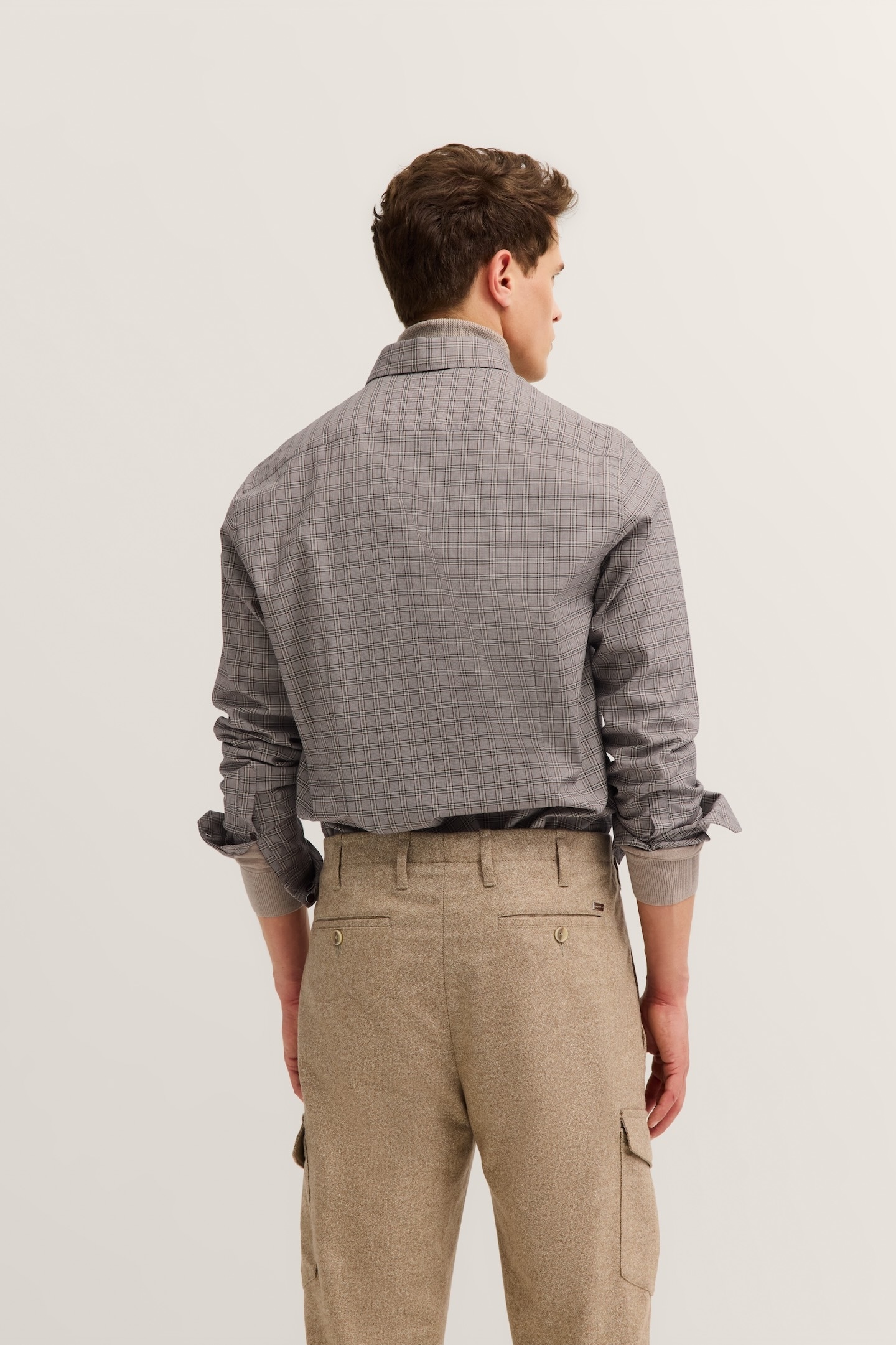 bugatti Langarmhemd »Easy Care« kariert mit Button-Down-Kragen