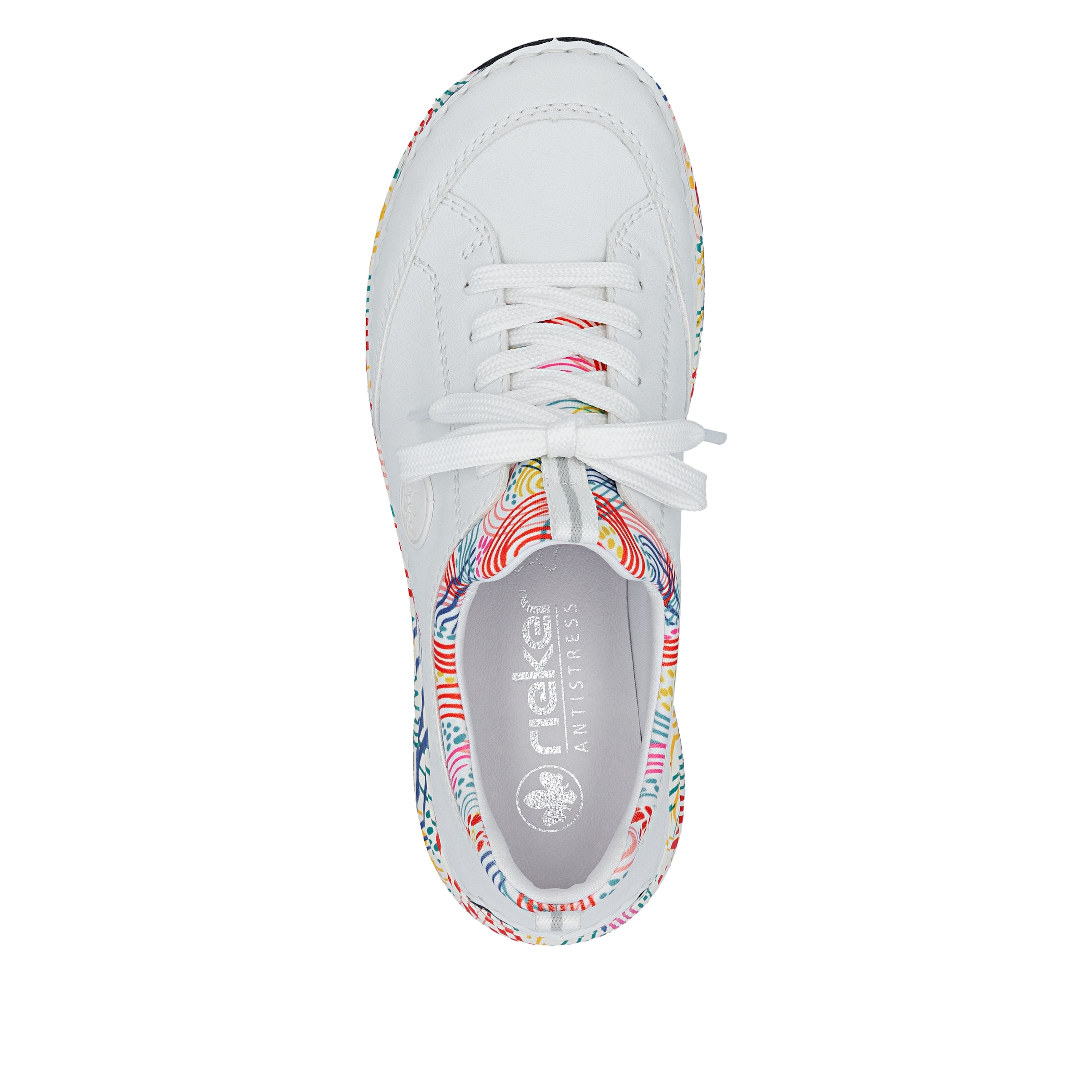 Rieker Slip-On Sneaker  Schlupfschuh, Freizeitsneaker, Halbschuh mit elastischem Einstieg