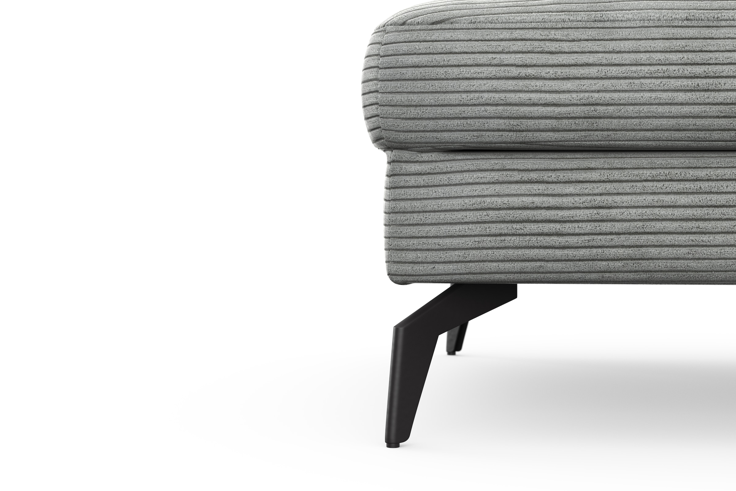 sit&more Polsterhocker »Cabana« mit stylischen Metallfüssen
