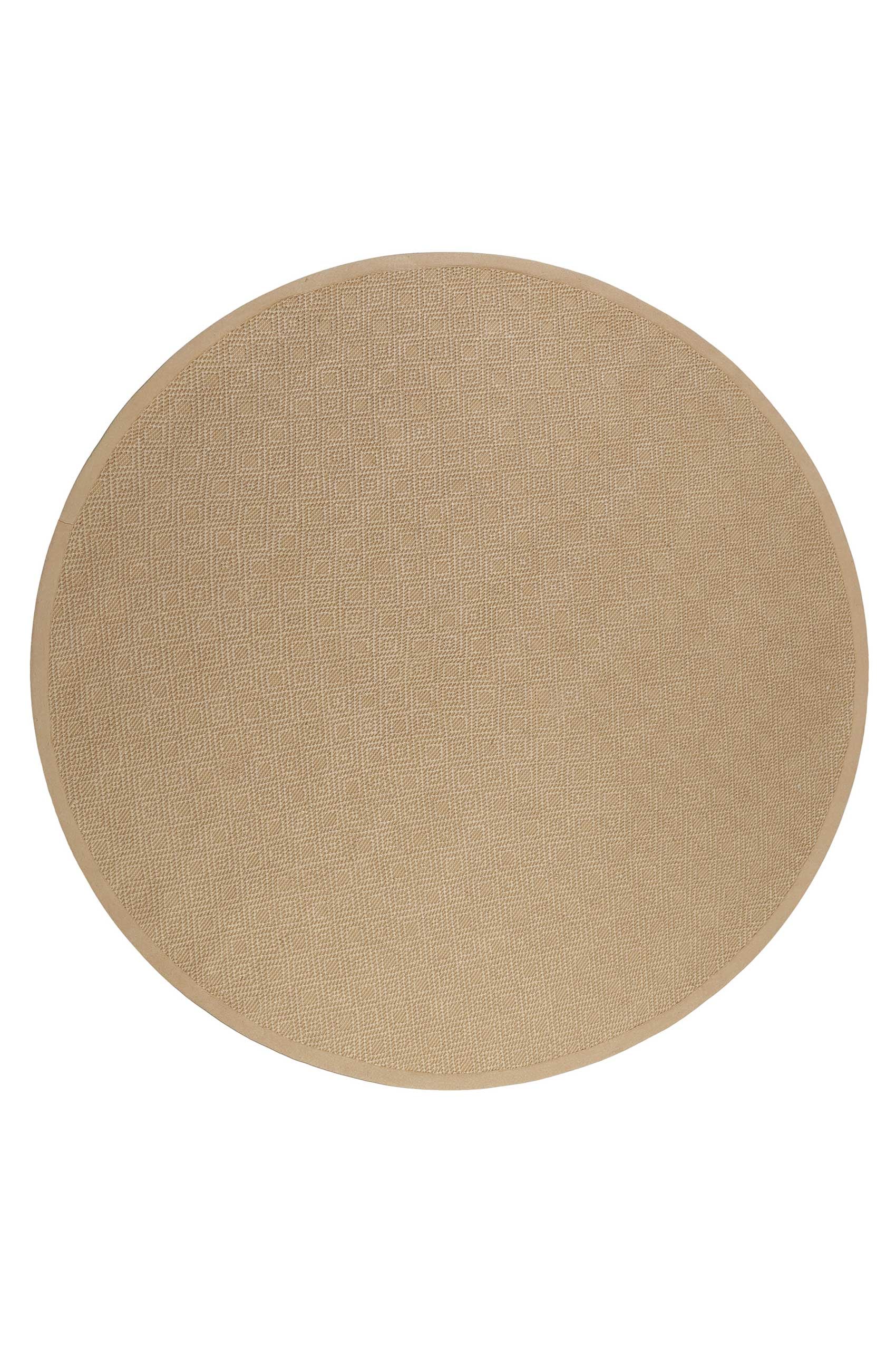 Image of Wecon home Teppich "Hugo two" rund 8 mm Höhe Naturfaser, Jute, Sisal-Optik, modern, pflegeleicht, Wohnzimmer, Raute