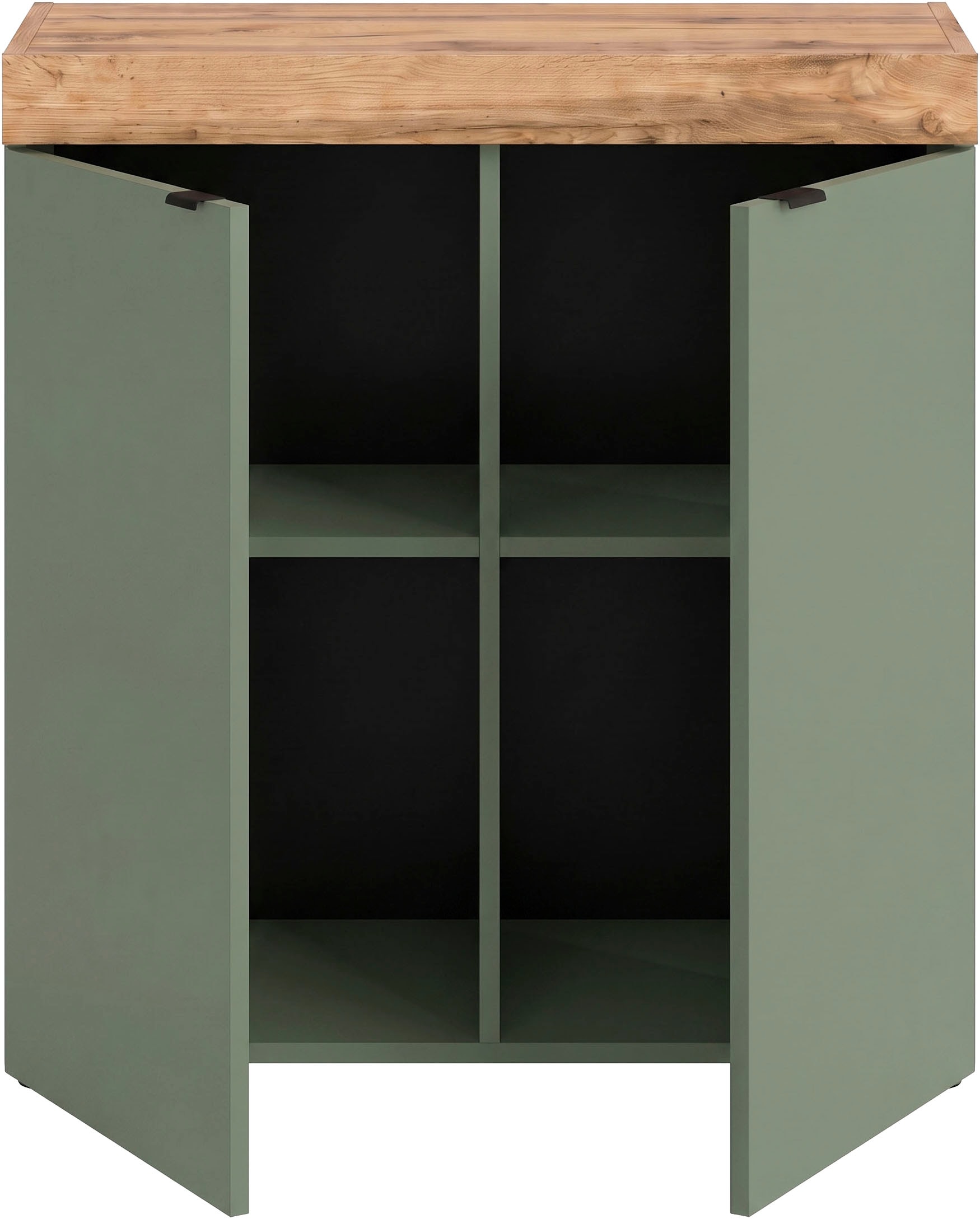 GOODproduct Kommode »MAMBO II, Breite 77 cm, 2 Türen, 2 Einlegeböden« 1 Stk. tlg. Kommode, Anrichte, Wohnzimmer, Schlafzimmer
