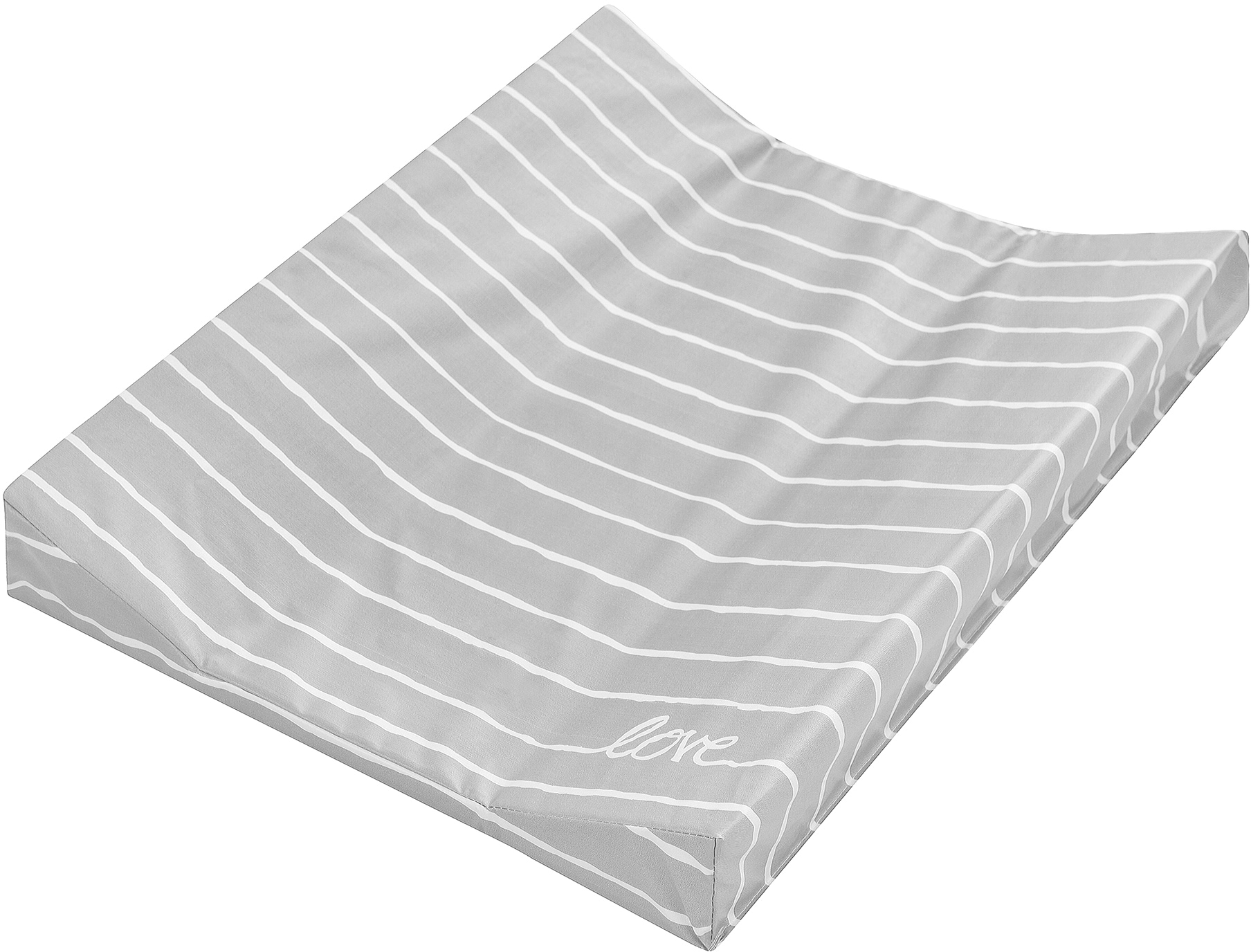 Wickelauflage »2-Keil, Grey Stripes«, Made in Germany