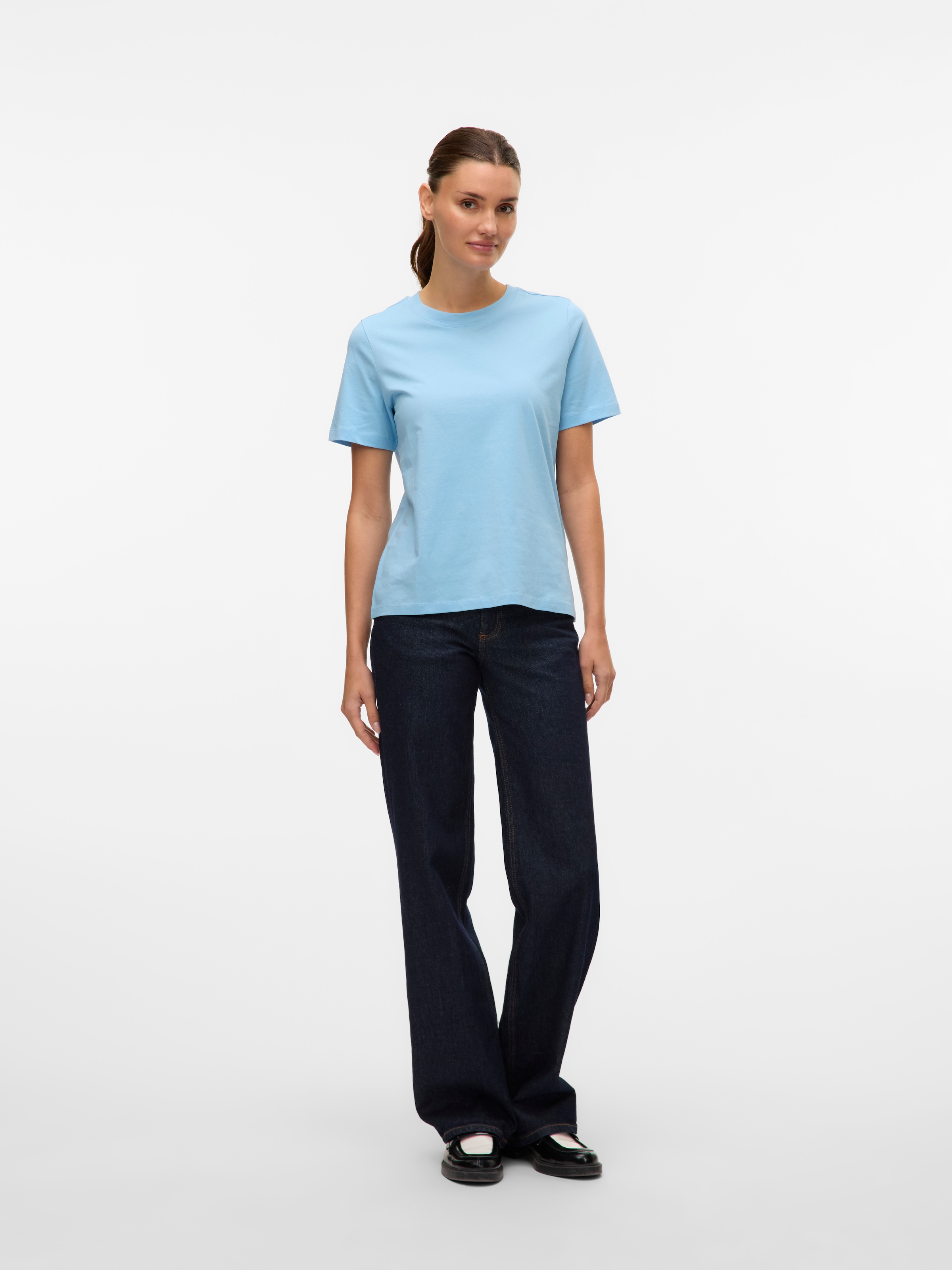 Vero Moda Kurzarmshirt »VMPAULINA SS T-SHIRT GA JRS NOOS«