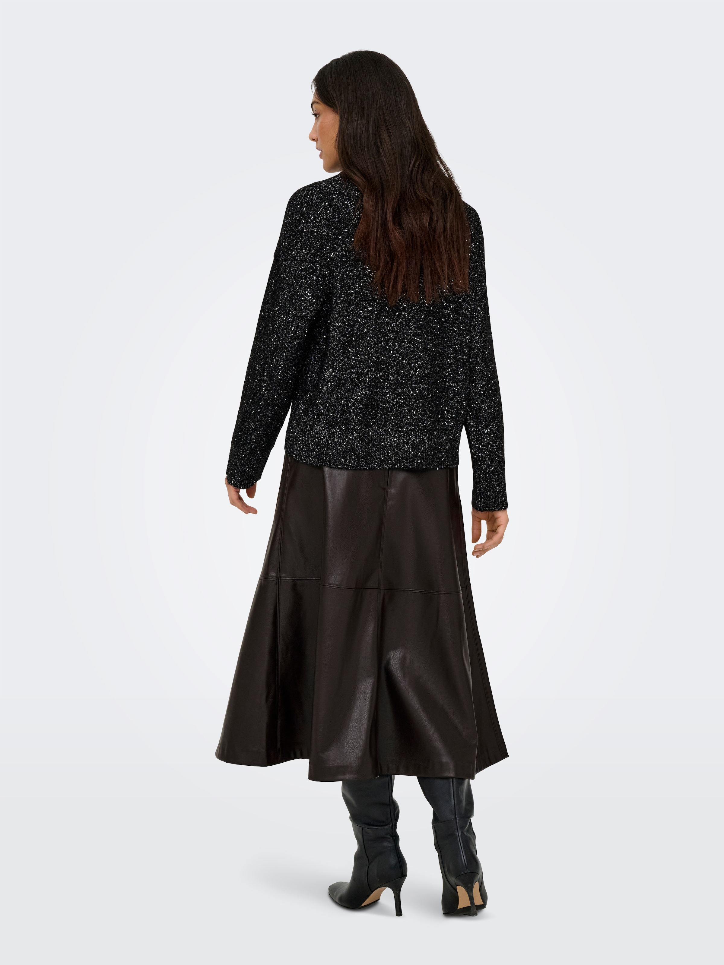 ONLY Pull à col roulé »ONLARIZONA LS SEQUINS ROLLNECK PULL KNT«