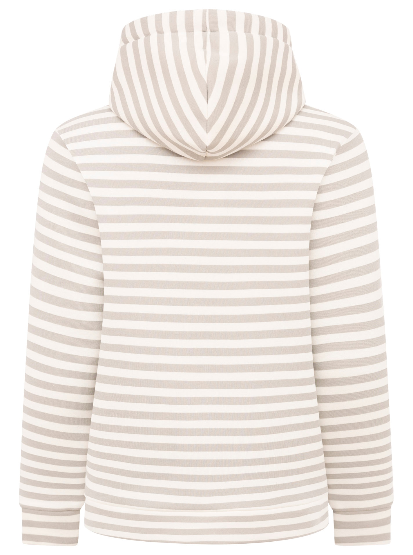 Zwillingsherz Kapuzensweatshirt »"Streifen Moin"« gestreift, grosse "MOIN"- und Anker -Stickerei, Tasche vorne
