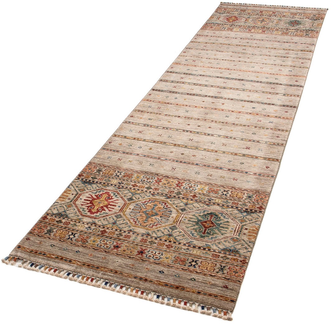 Image of morgenland Orientteppich »Ziegler - 304 x 75 cm - mehrfarbig«, rechteckig, 6 mm Höhe, Wohnzimmer, Handgeknüpft, Einzelstück mit Zertifikat bei Ackermann Versand Schweiz