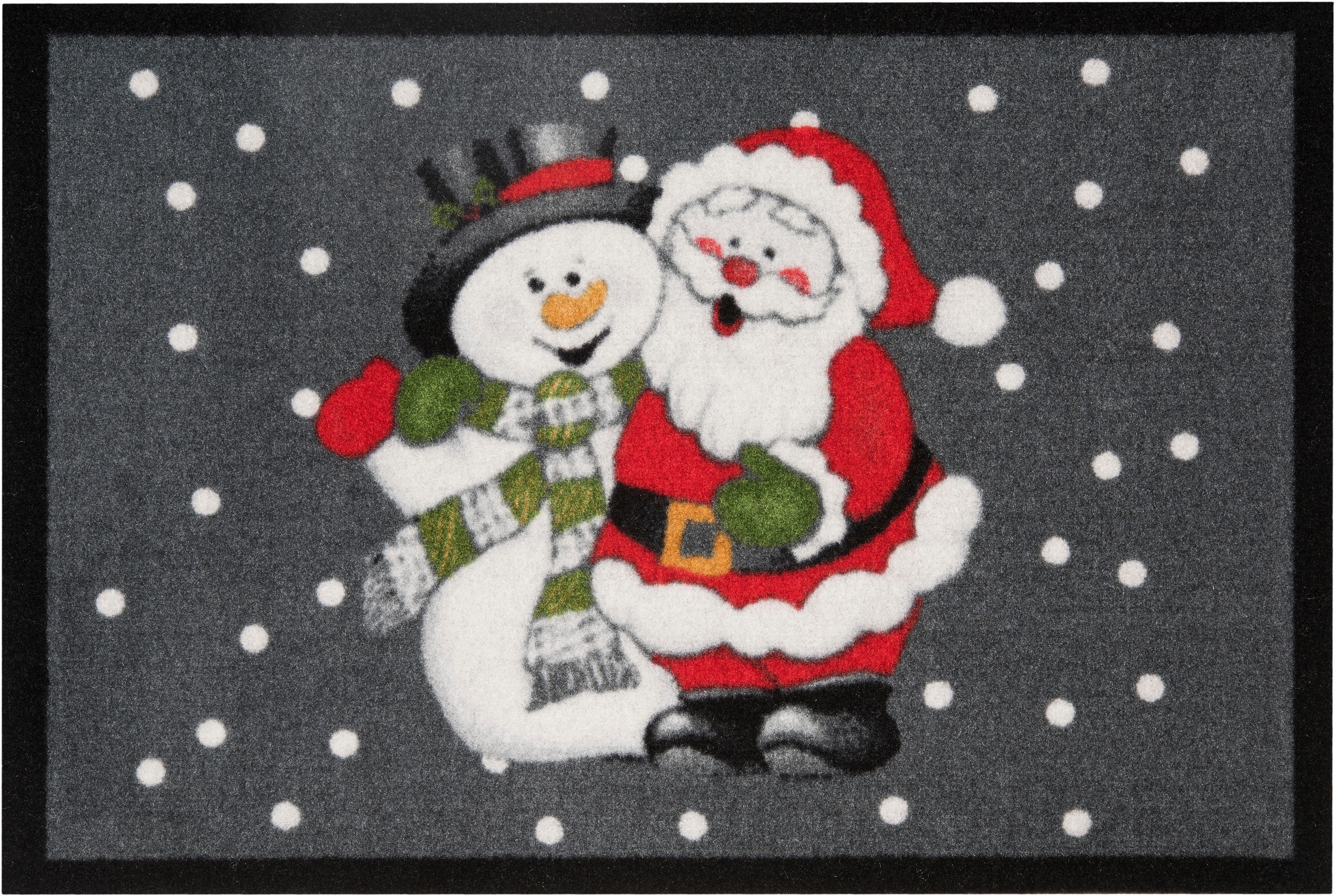 Image of HANSE Home Fussmatte »Santa Snowman«, rechteckig, 7 mm Höhe, In und Outdoor geeignet, Pflegeleicht, Rutschhemmend, Weihnachten, Waschbar, Festlich bei Ackermann Versand Schweiz